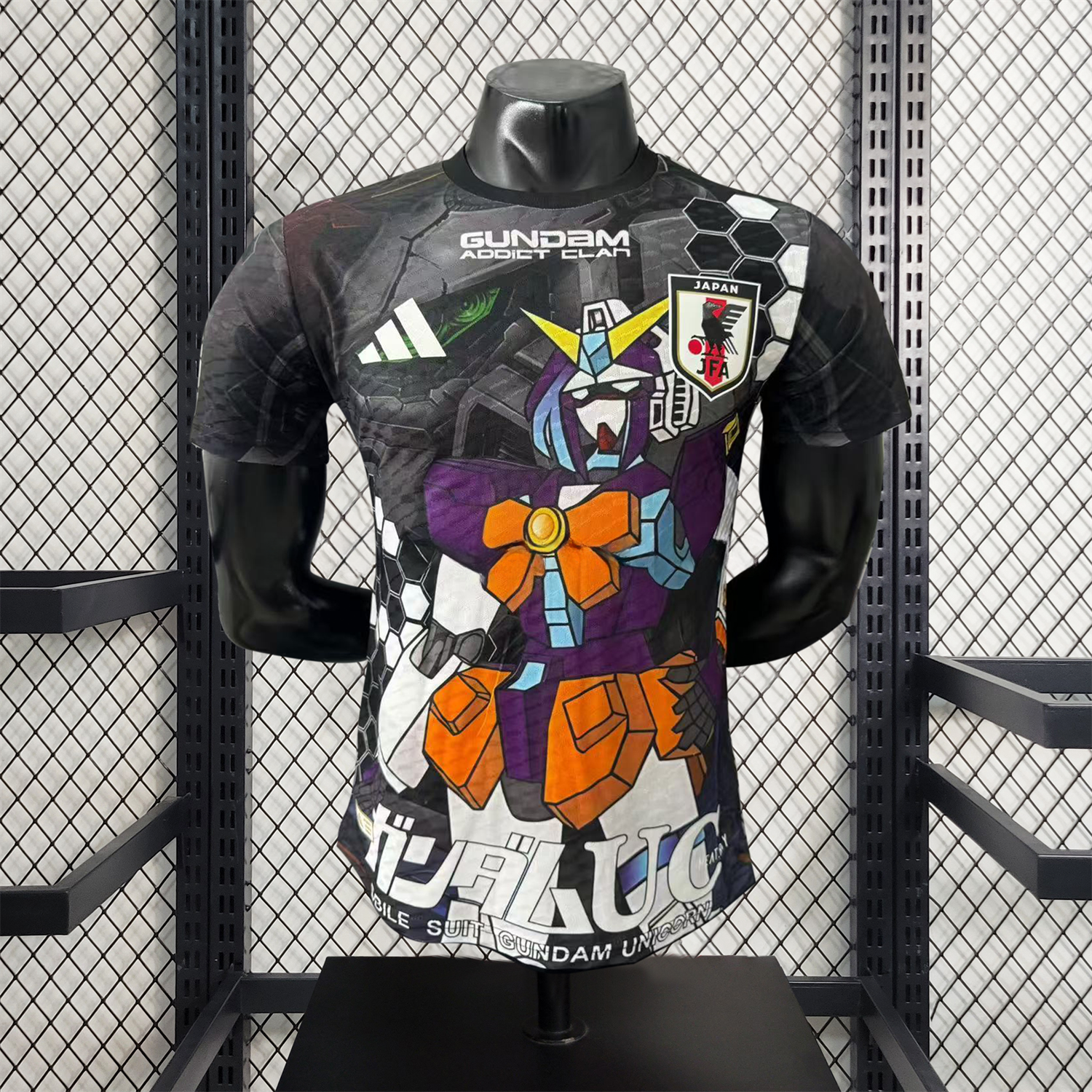 Japan 25-26 Gundam Black Special Edition Jersey - Player Version - JerseysGala