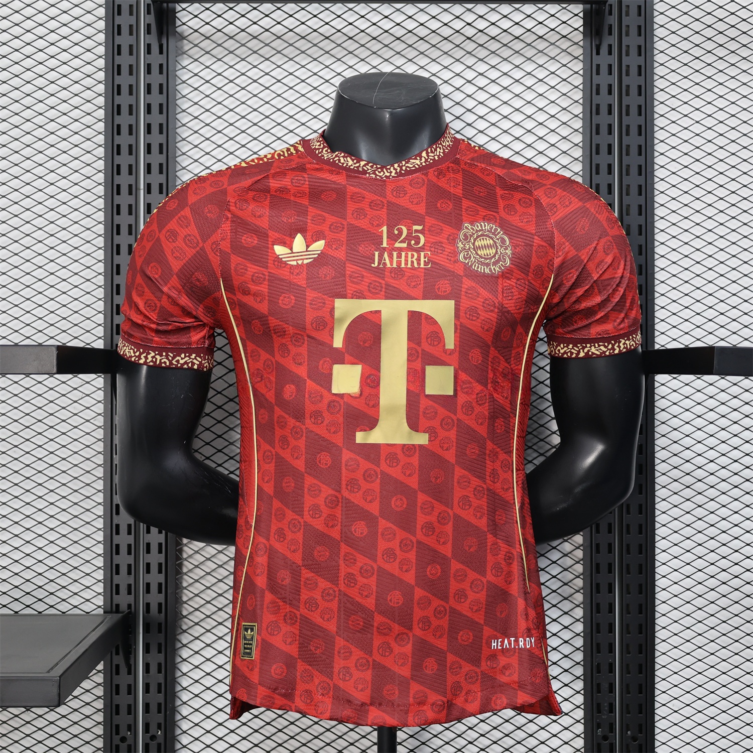 Bayern Munich 2025 125th Anniversary Diamond Pattern Special Jersey - Player Version - JerseysGala