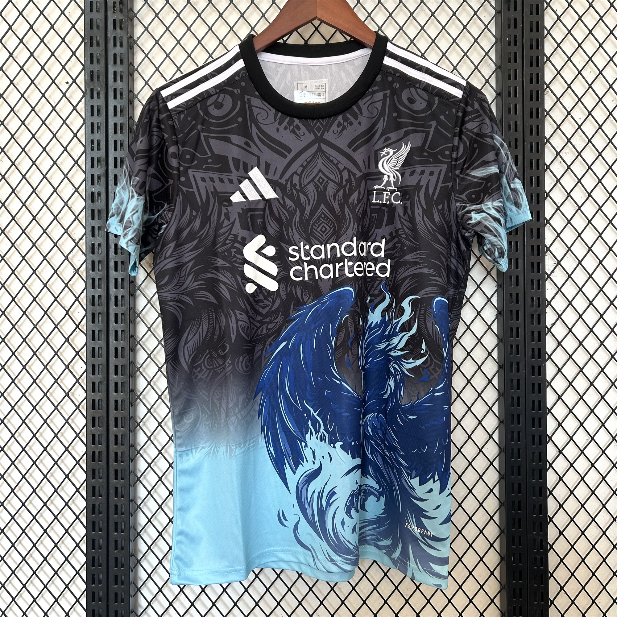 Liver.pool 24-25 Blue Fire Phoenix Special Edition Jersey - Fans Version - JerseysGala