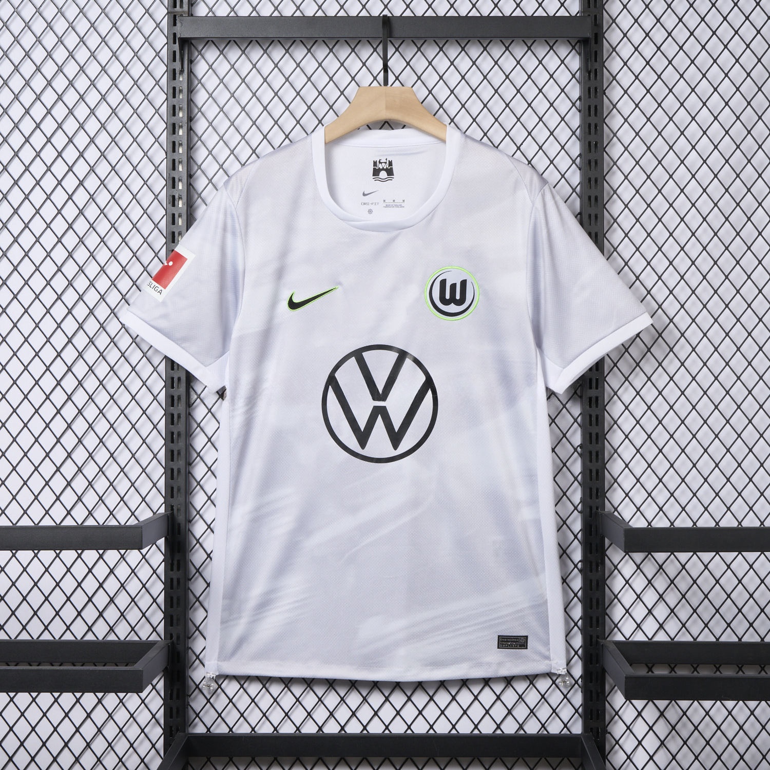 Wolfsburg 25-26 Away Grey Jersey With Sponsor - Fans Version - JerseysGala