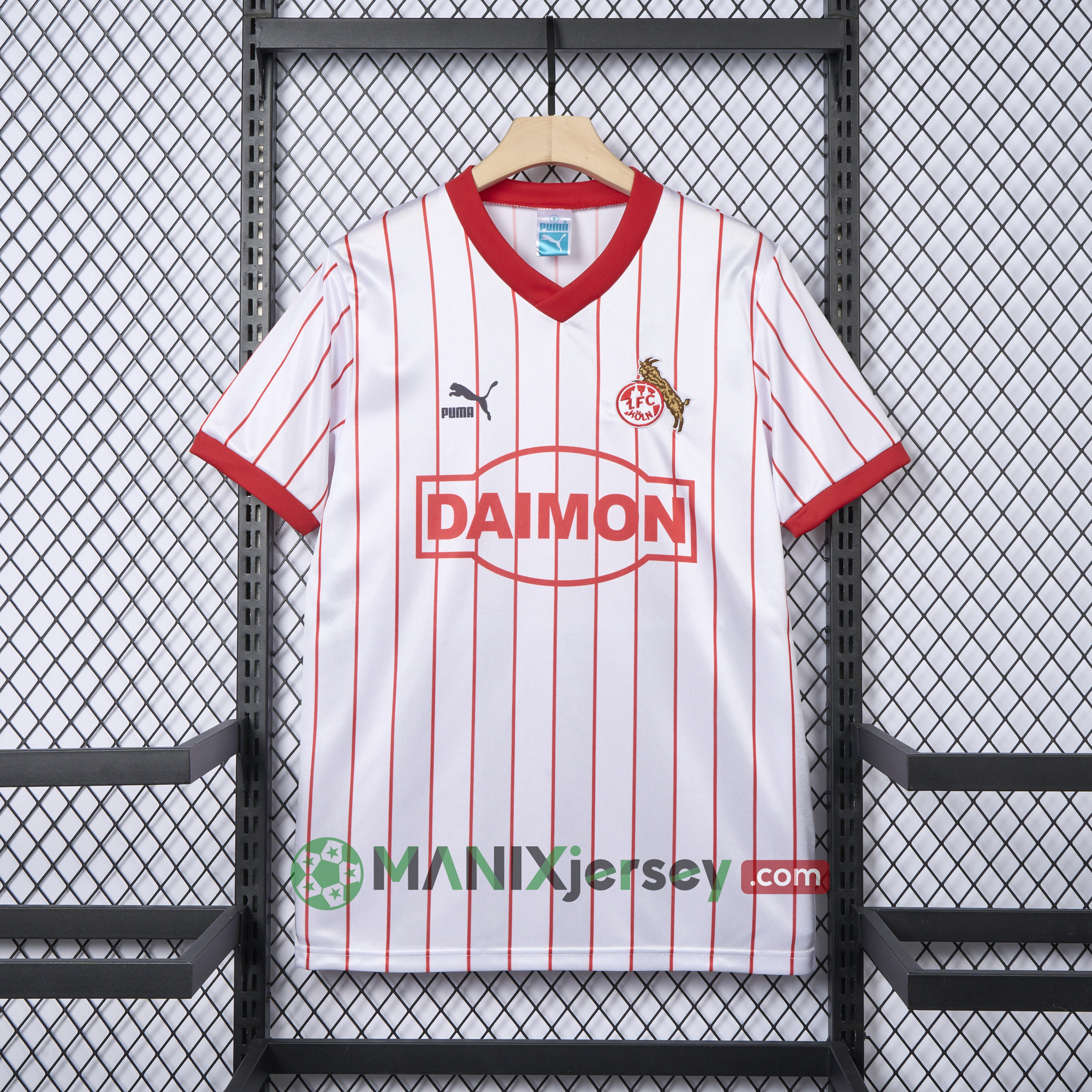 Retro 1. FC Köln 1985-86 Home Jersey - JerseysGala