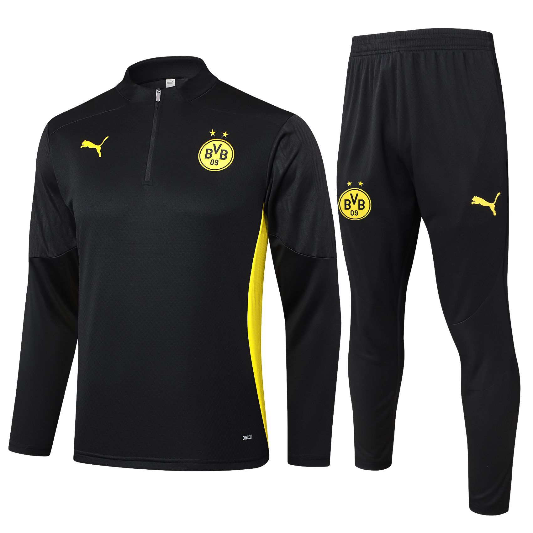 Dortmund 24-25 Long Sleeve Training Set - Player Version - Black - JerseysGala
