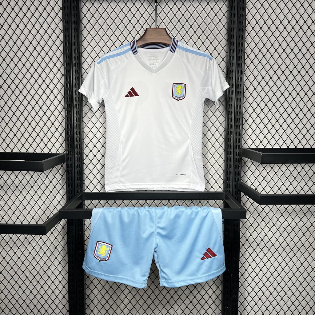 Aston Villa 24-25 Away Kids Kit - JerseysGala