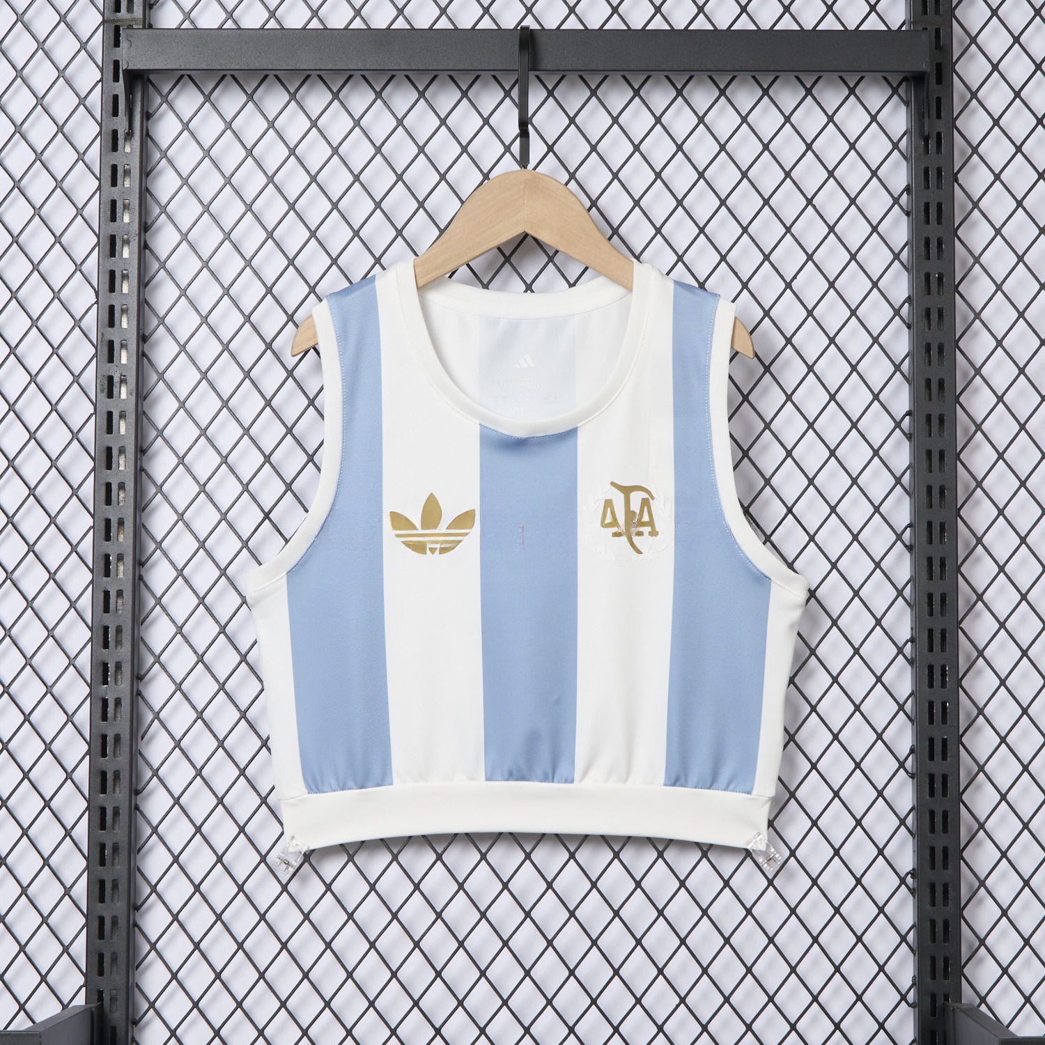 Women's Argentina 25-26 50th Anniversary Home Yoga Vest - JerseysGala