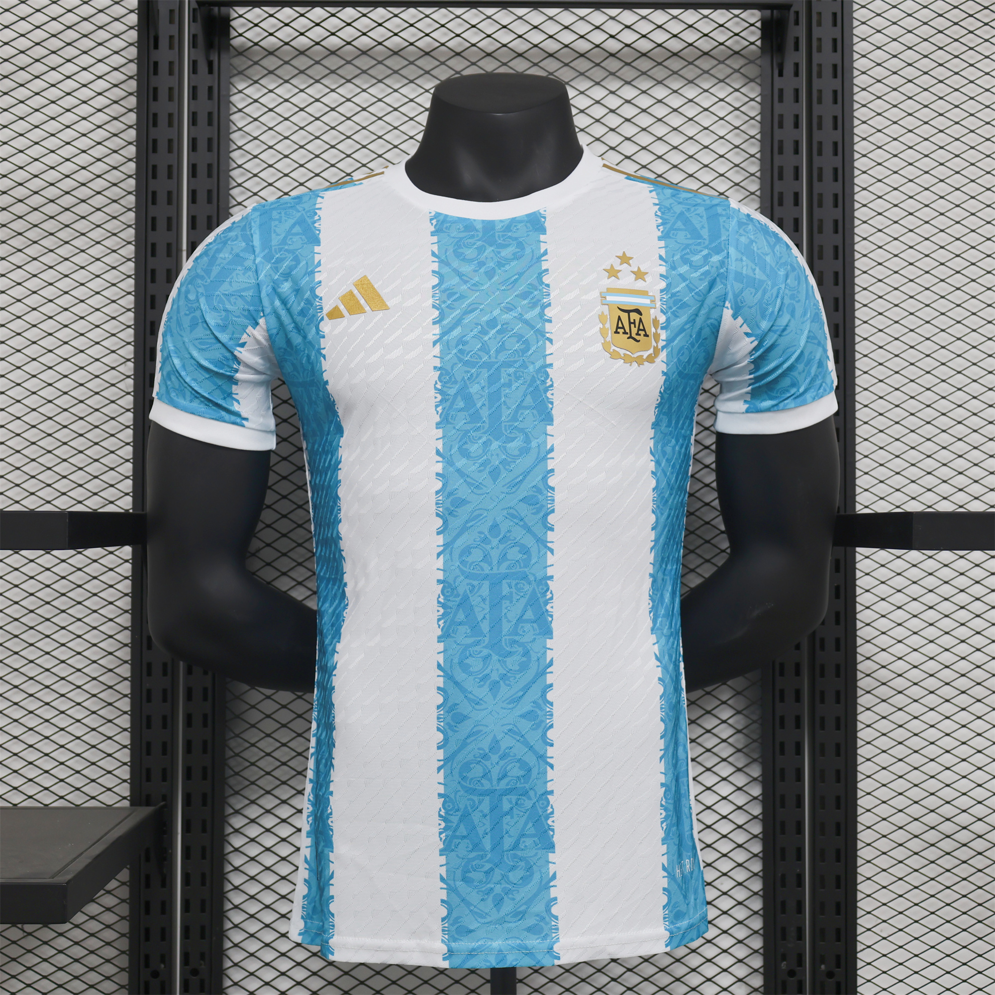 Argentina 2024 Blue and White Stripes Special Edition Jersey - Player Version - JerseysGala