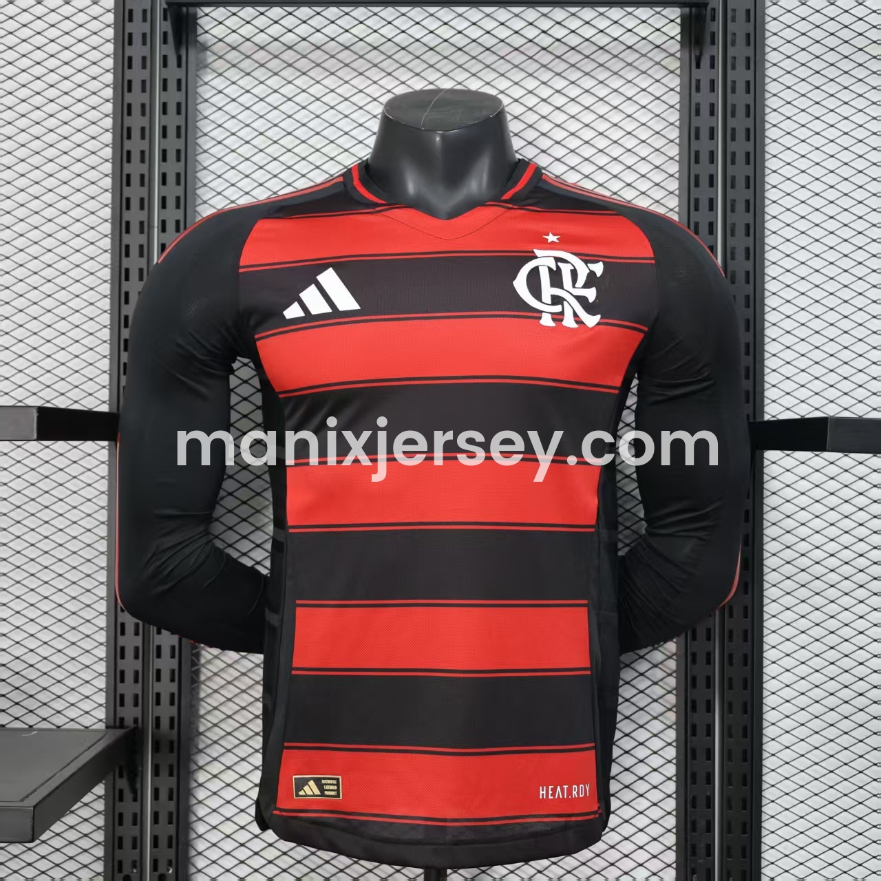 Flamengo 25-26 Home Long Sleeves Unsponsored Jersey - Player Version - JerseysGala
