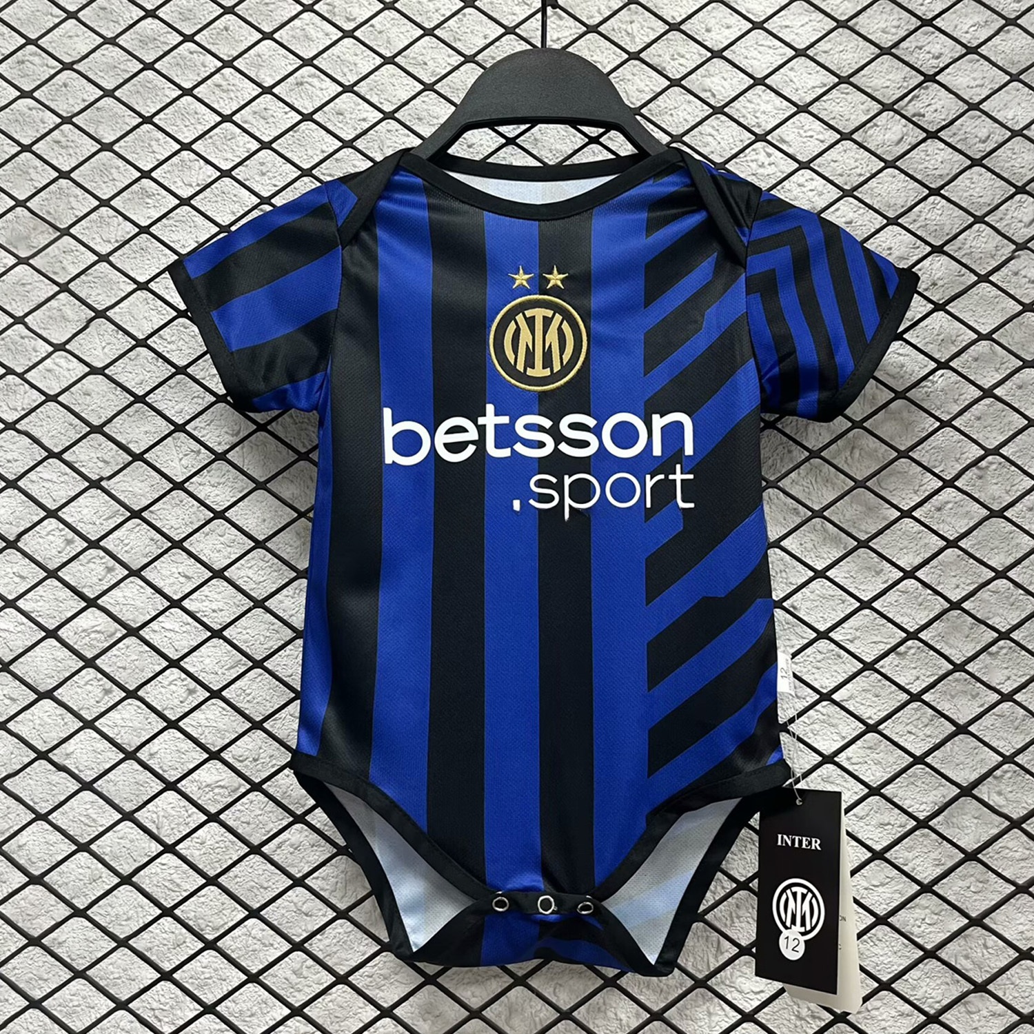Inter Milan 24-25 Home Baby Crawling Suit - JerseysGala