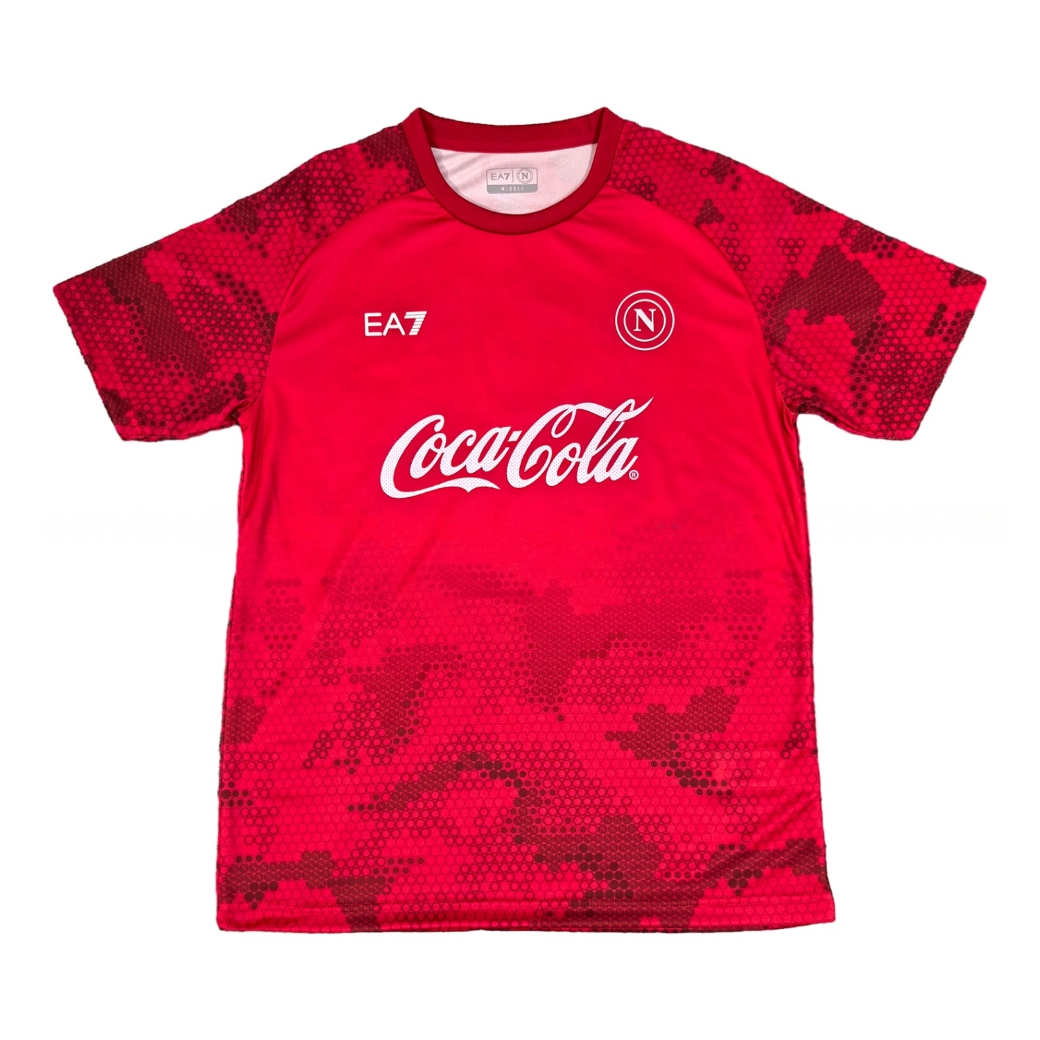 Napoli 24-25 Red Pre-Match Training Jersey - Fans Version - JerseysGala