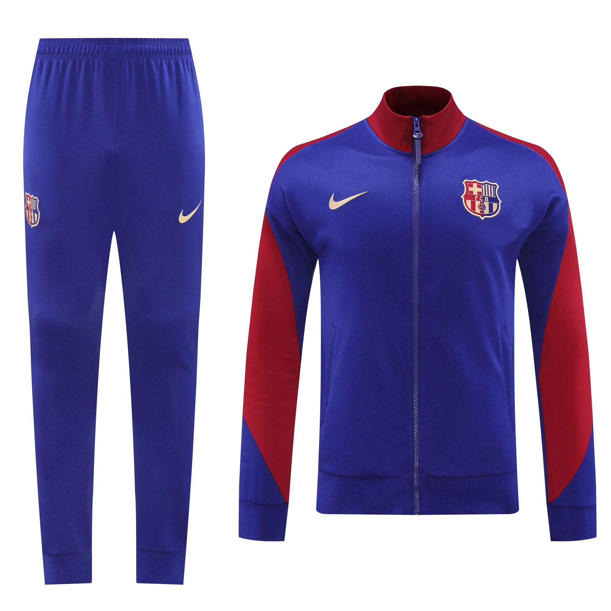 B.A.R.S.A 24-25 Jacket Training Tracksuit - Blue & Red - JerseysGala