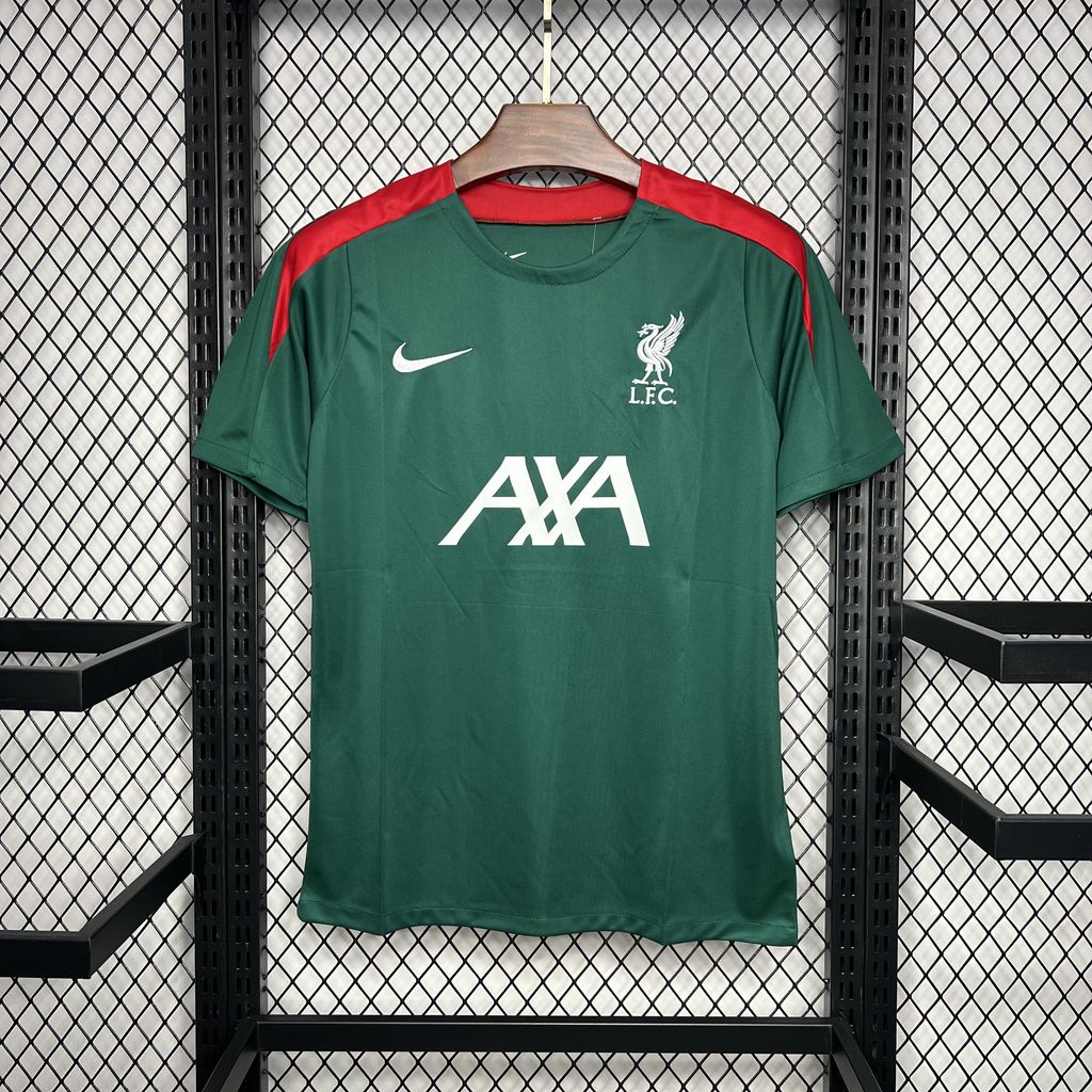 Liver.pool 24-25 Green Pre-match Training Jersey - Fans Version - JerseysGala