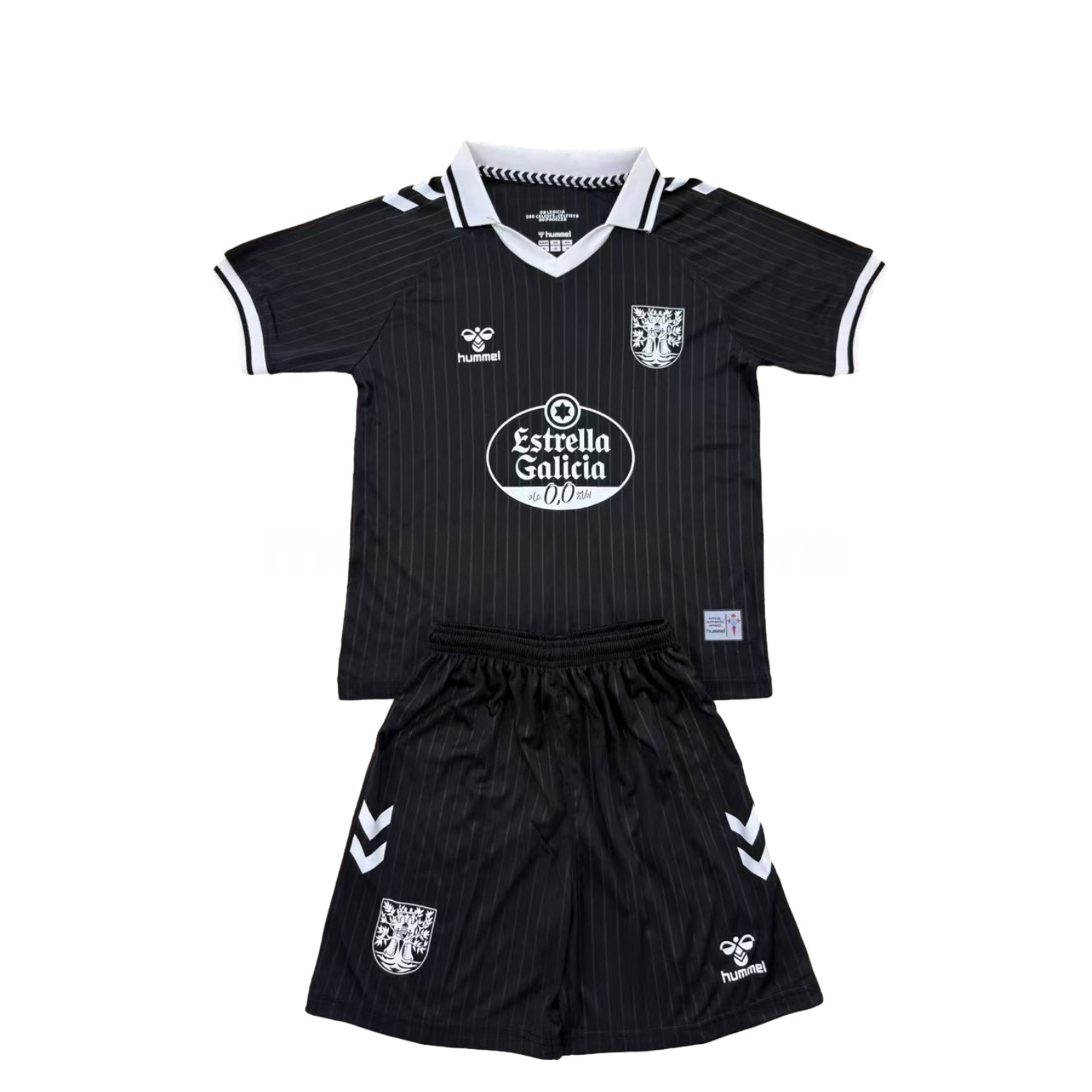 Celta Vigo 24-25 Oliveira Dos Cen Anos Black Kids Kit - JerseysGala