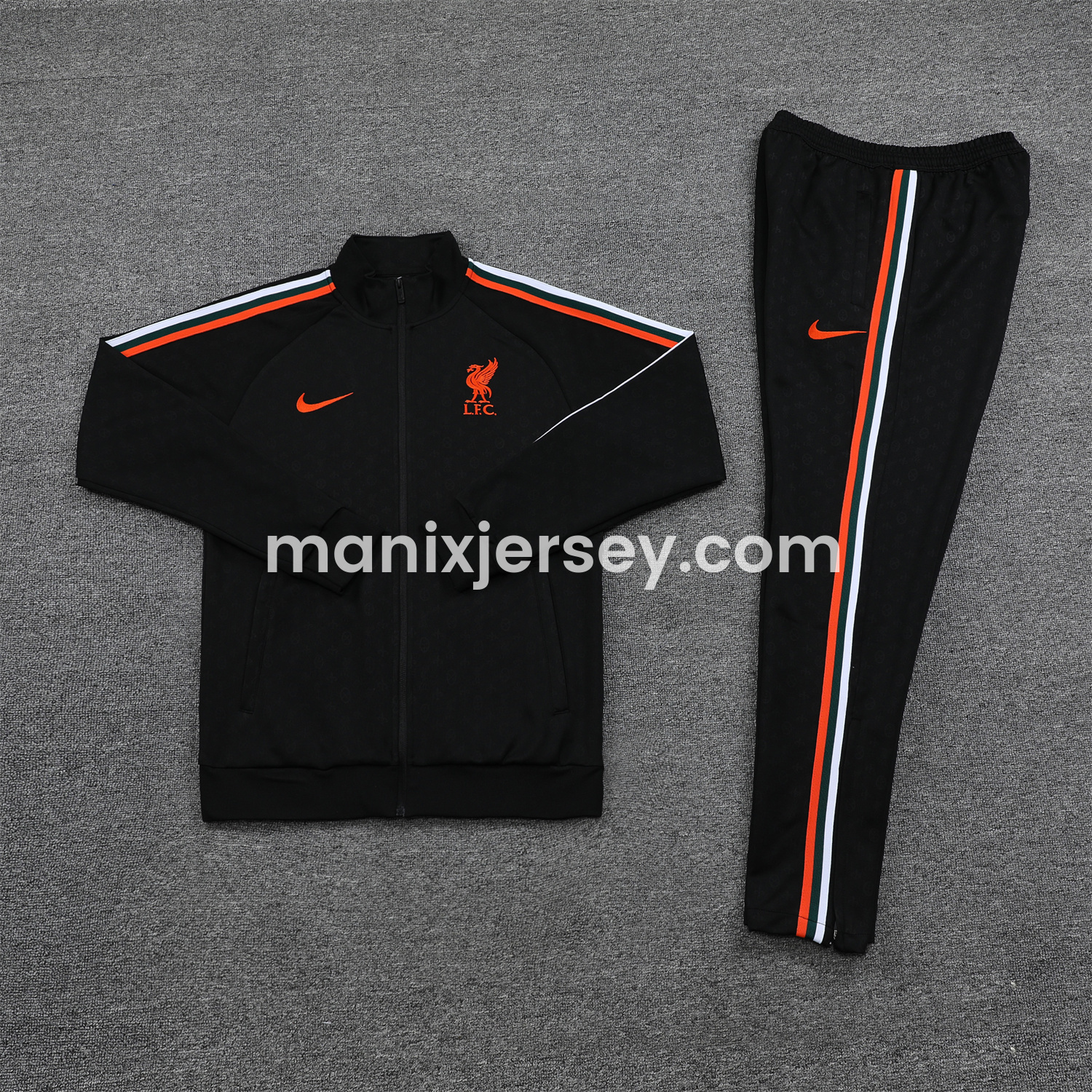Liver.pool 24-25 Jacket Training Tracksuit - Black - JerseysGala
