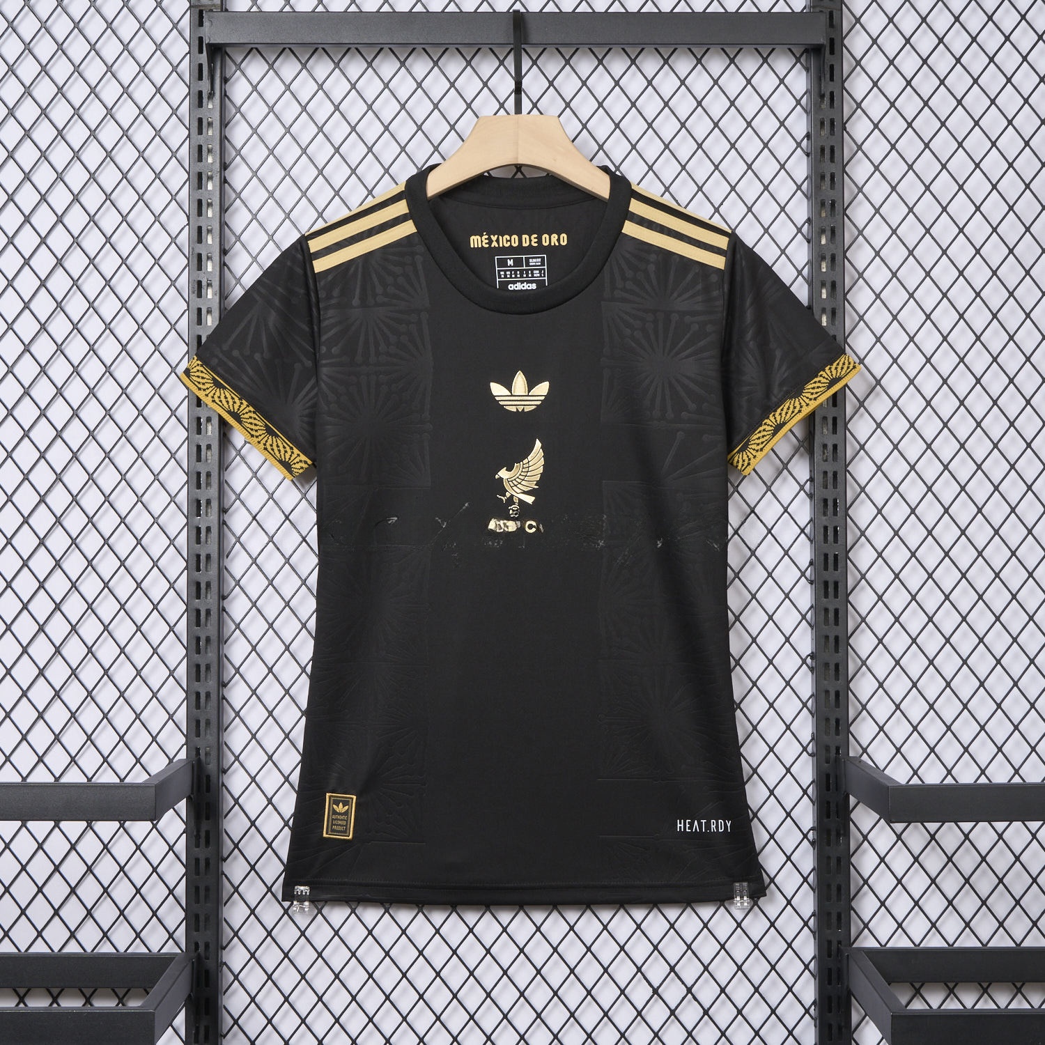 Women's Mexico 2025 Gold Cup Black Jersey - Fans Version - JerseysGala