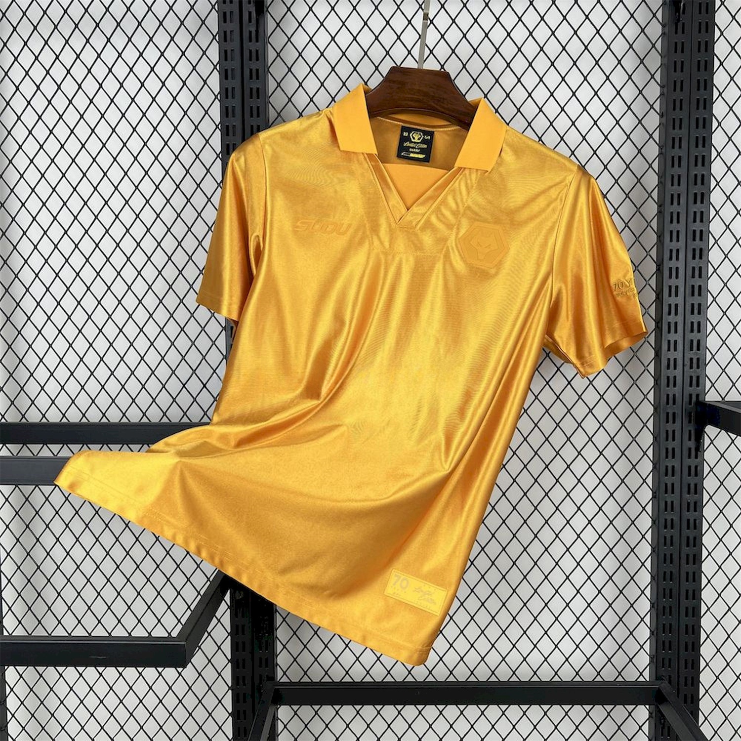Wolverhampton Wanderers Wolves 24-25 70th Anniversary Jersey - Fans Version - JerseysGala