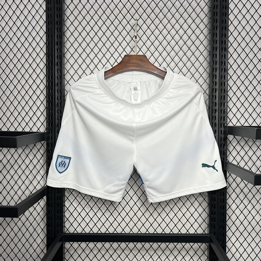 Marseille 24-25 Home Stadium Shorts - Fans Version - JerseysGala