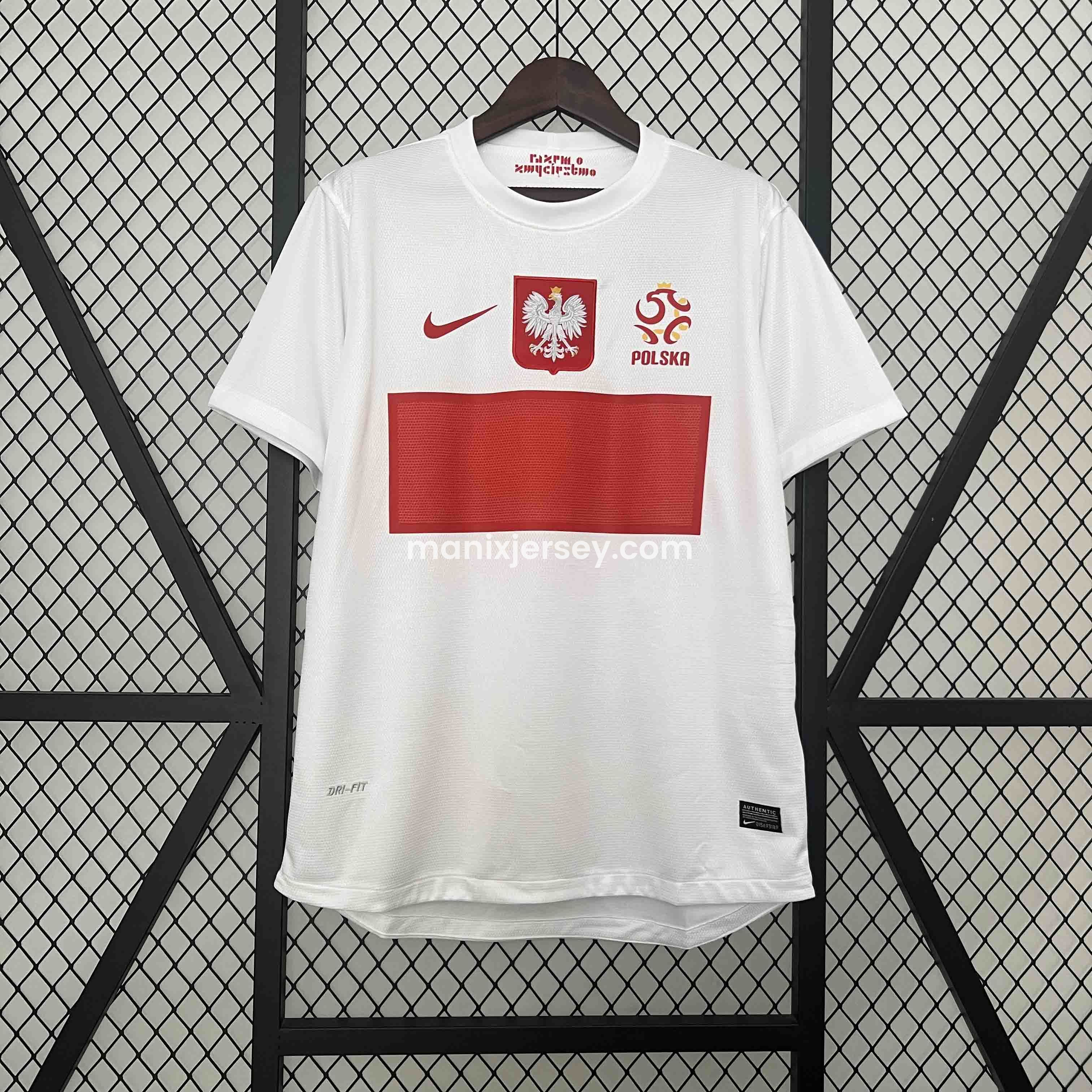 Retro Poland 2012 Home Jersey - JerseysGala