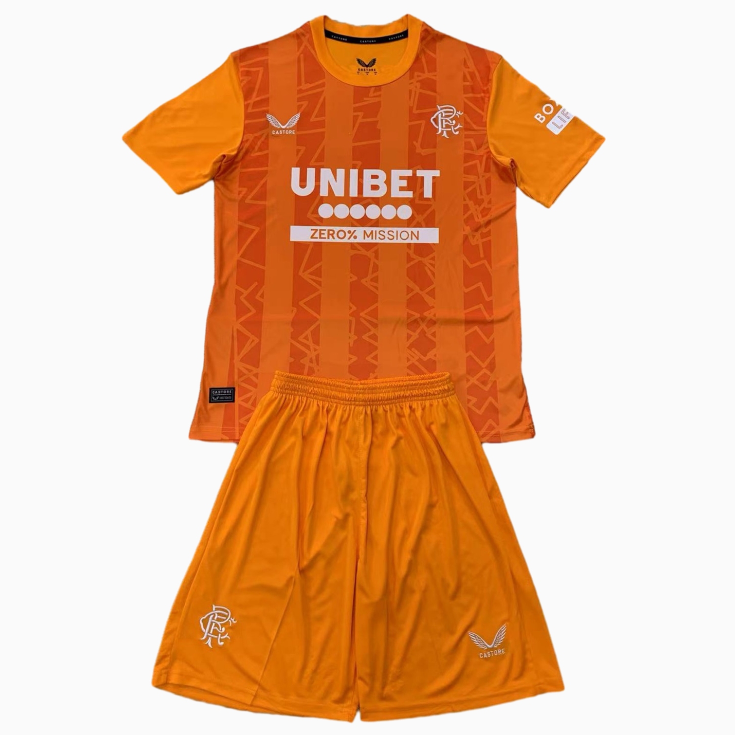Glasgow Rangers 24-25 Orange Goalkeeper Men's Adult Jersey Set - Fans Version - JerseysGala