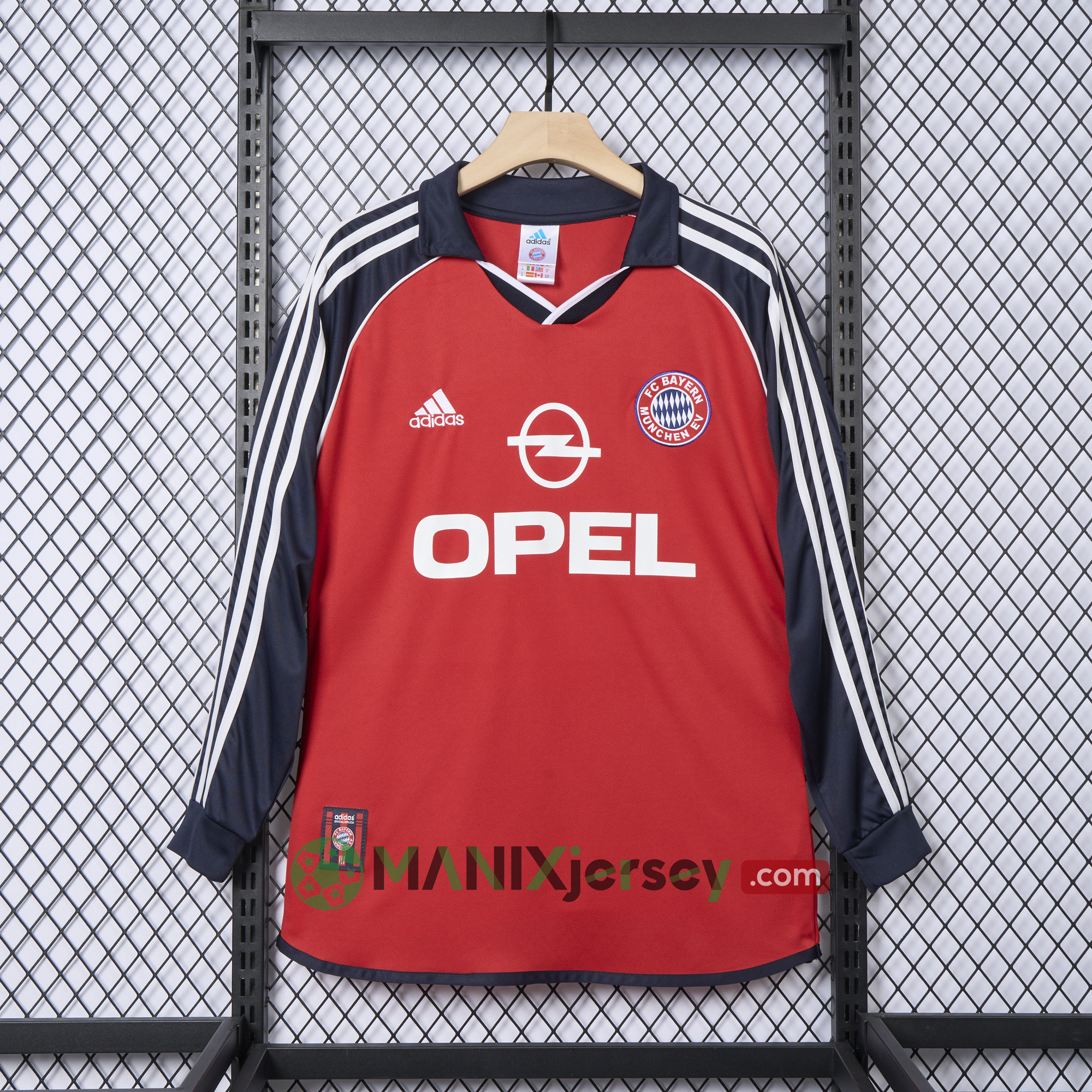 Retro Bayern Munich 2000-01 Home Long Sleeve Jersey - JerseysGala
