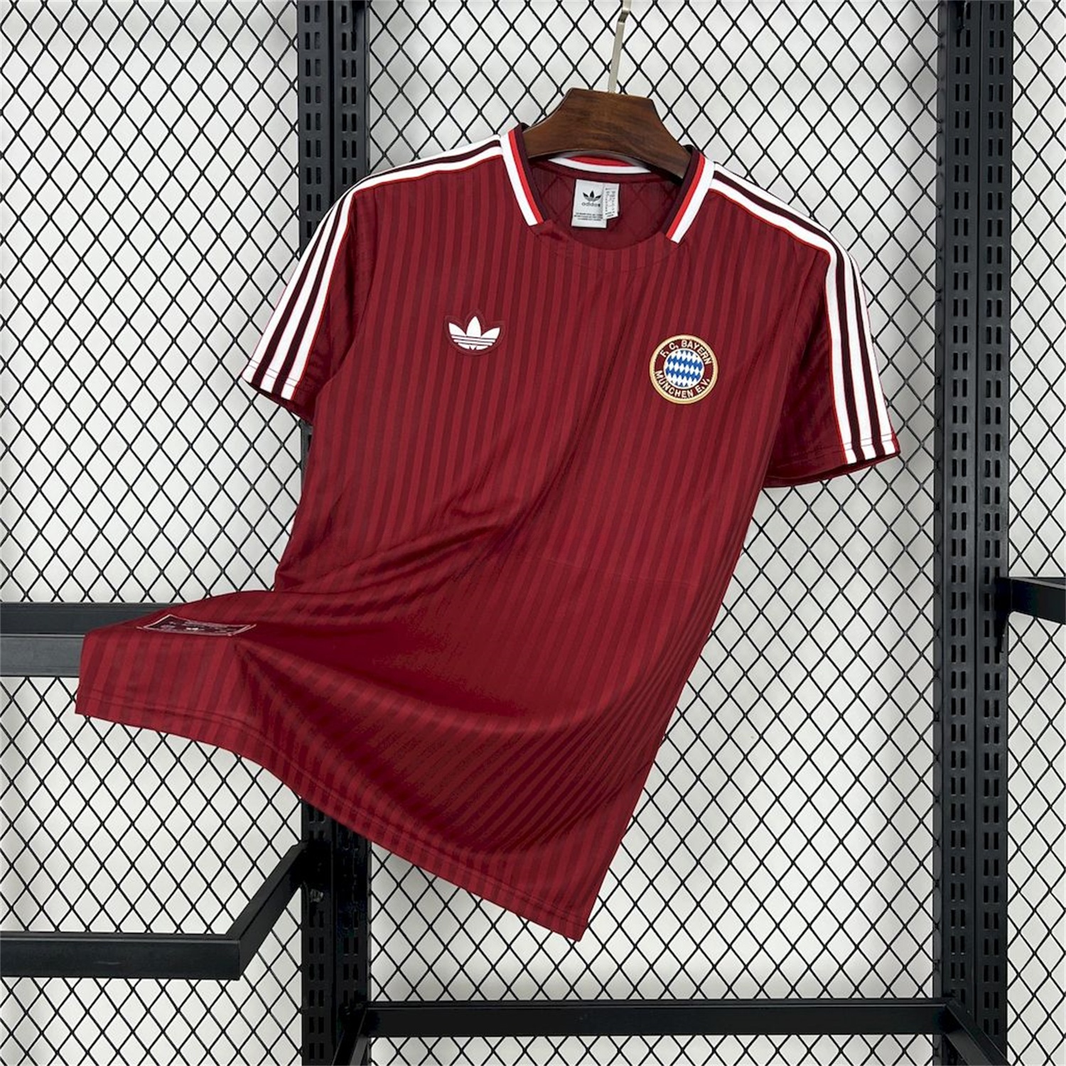 Bayern Munich 24-25 Red Terrace Icon Retro Jersey - Fans Version - JerseysGala