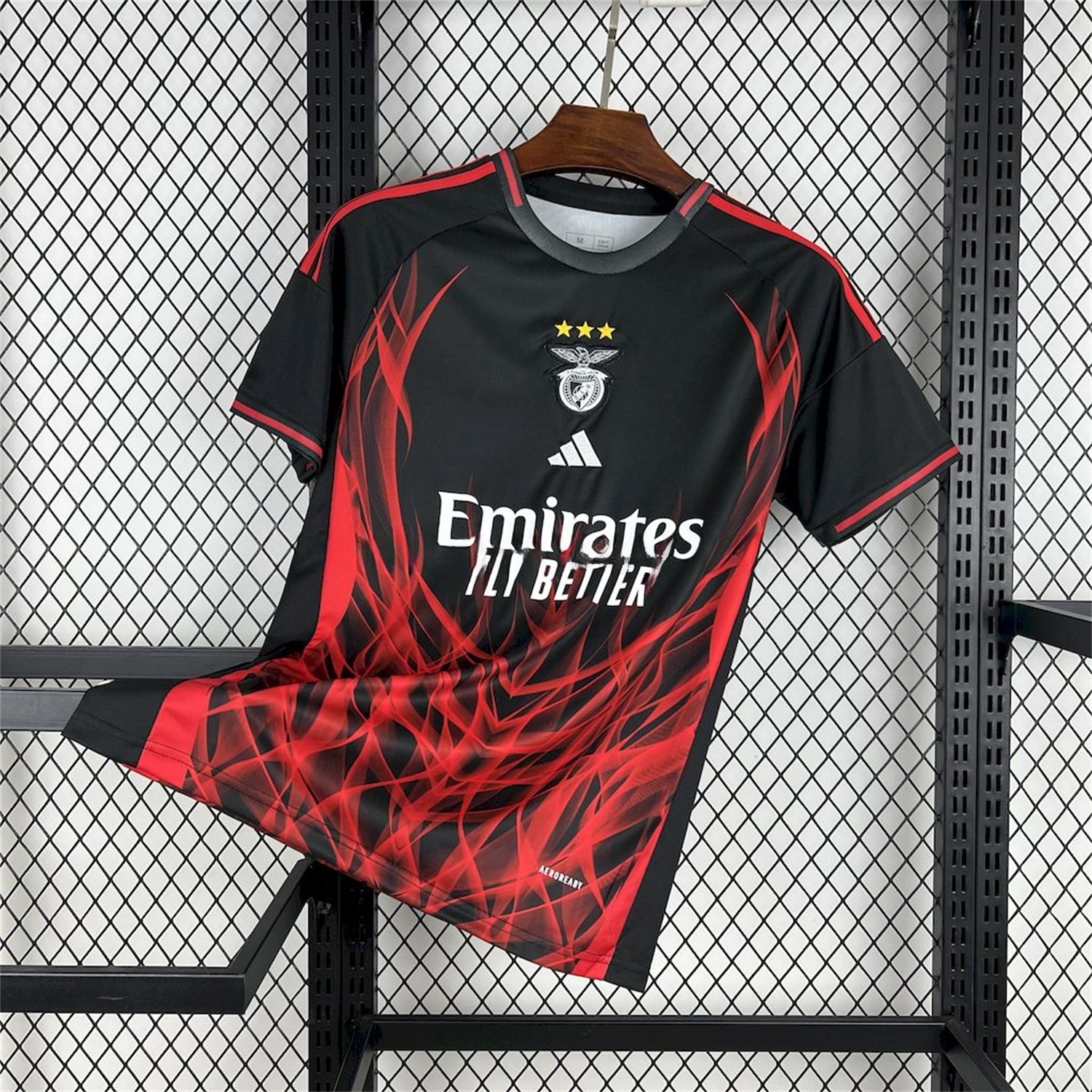 Benfica 24-25 Black and Red Fire Special Edition Jersey - Fans Version - JerseysGala