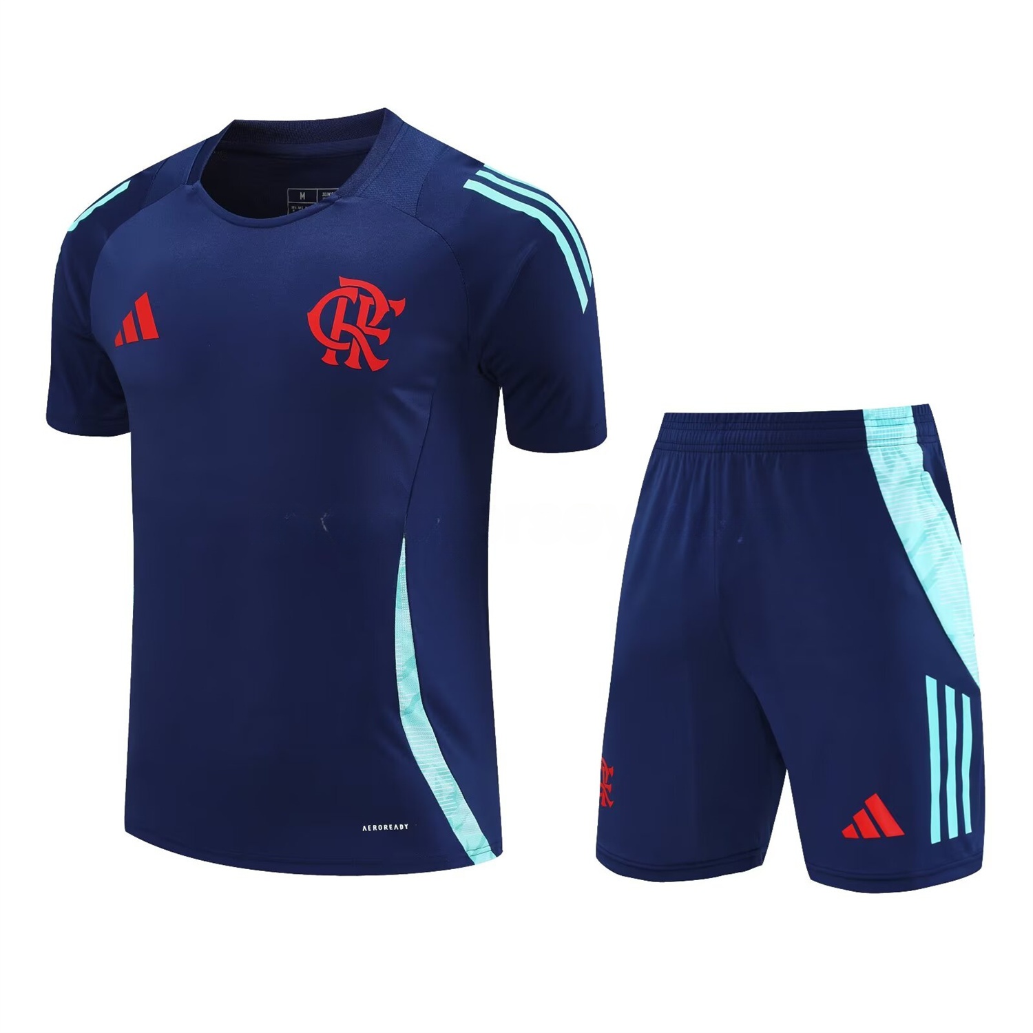 Flamengo 25-26 Short-Sleeve Kids Training Set - Royal Blue With Royal Blue - JerseysGala
