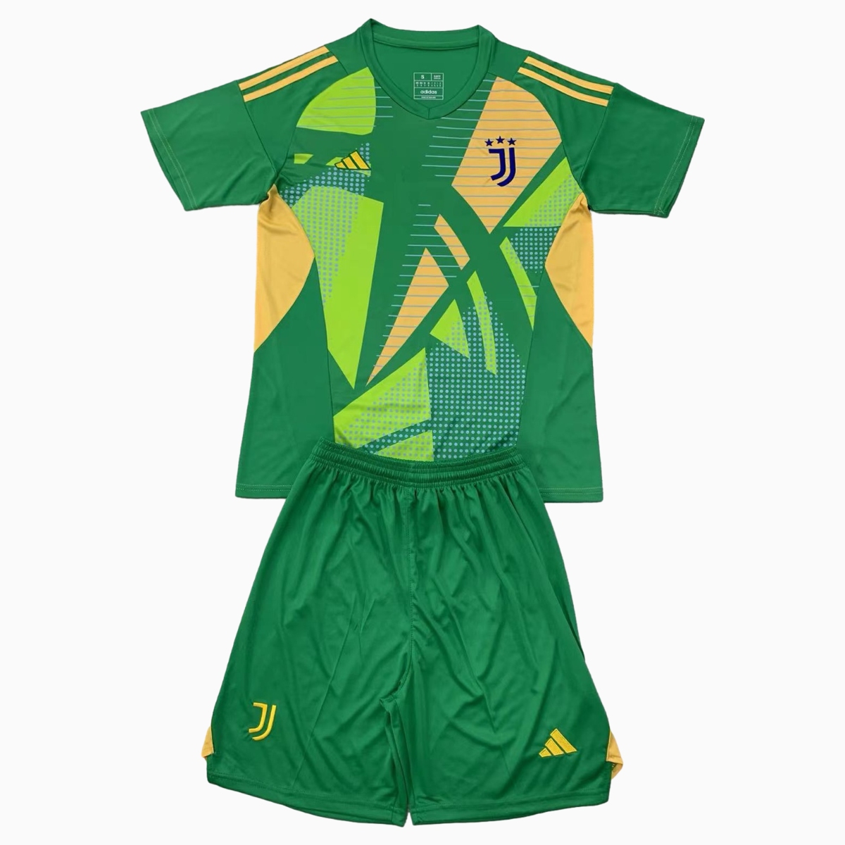 Juventus 24-25 Fruit Green Goalkeeper Kids Kit - JerseysGala