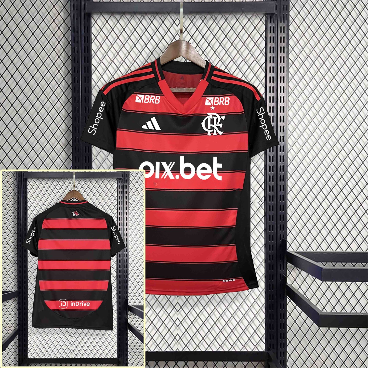 Women's Flamengo 25-26 Home Jersey with Sponsors - JerseysGala