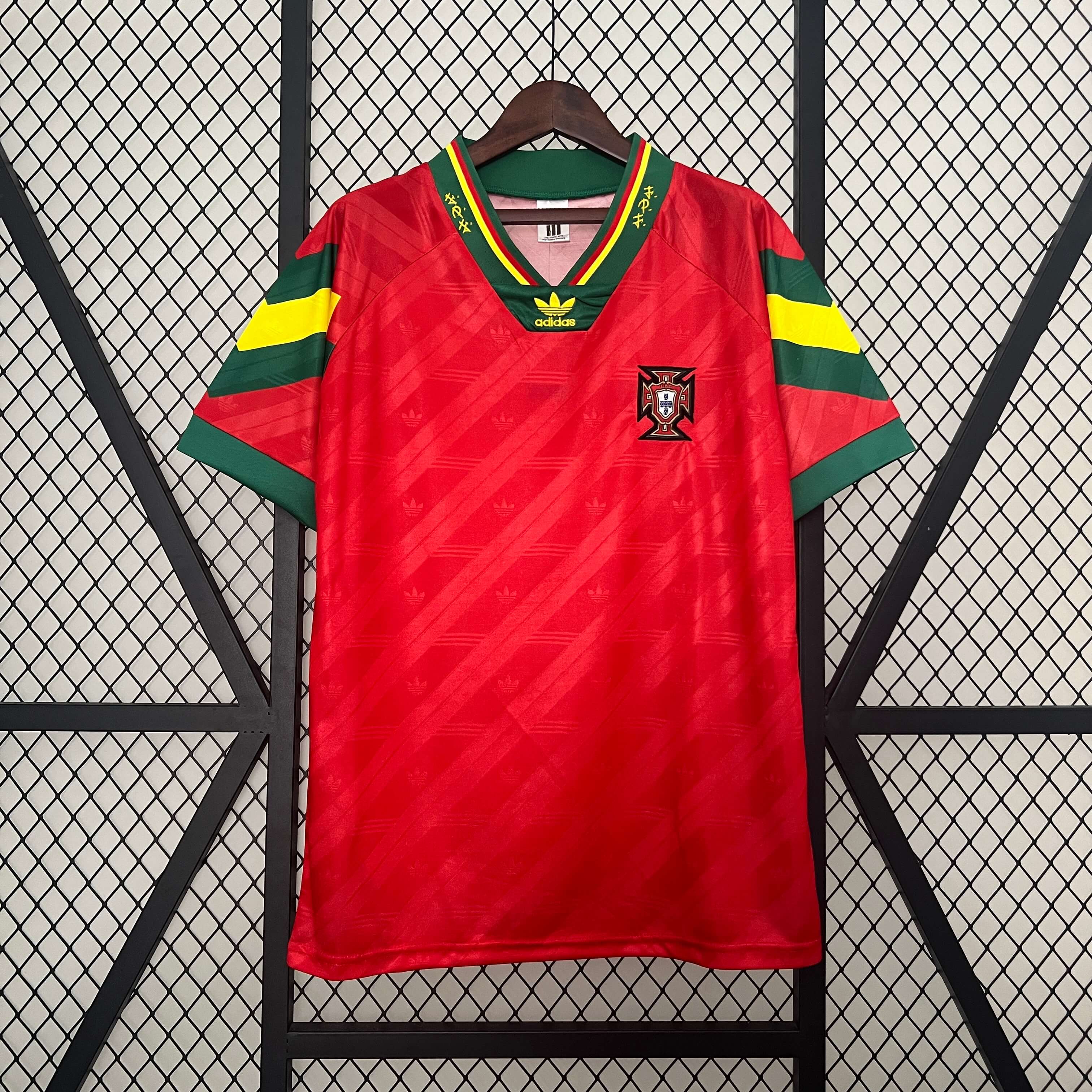 Retro Portugal 1992 Home Stadium Jersey - JerseysGala