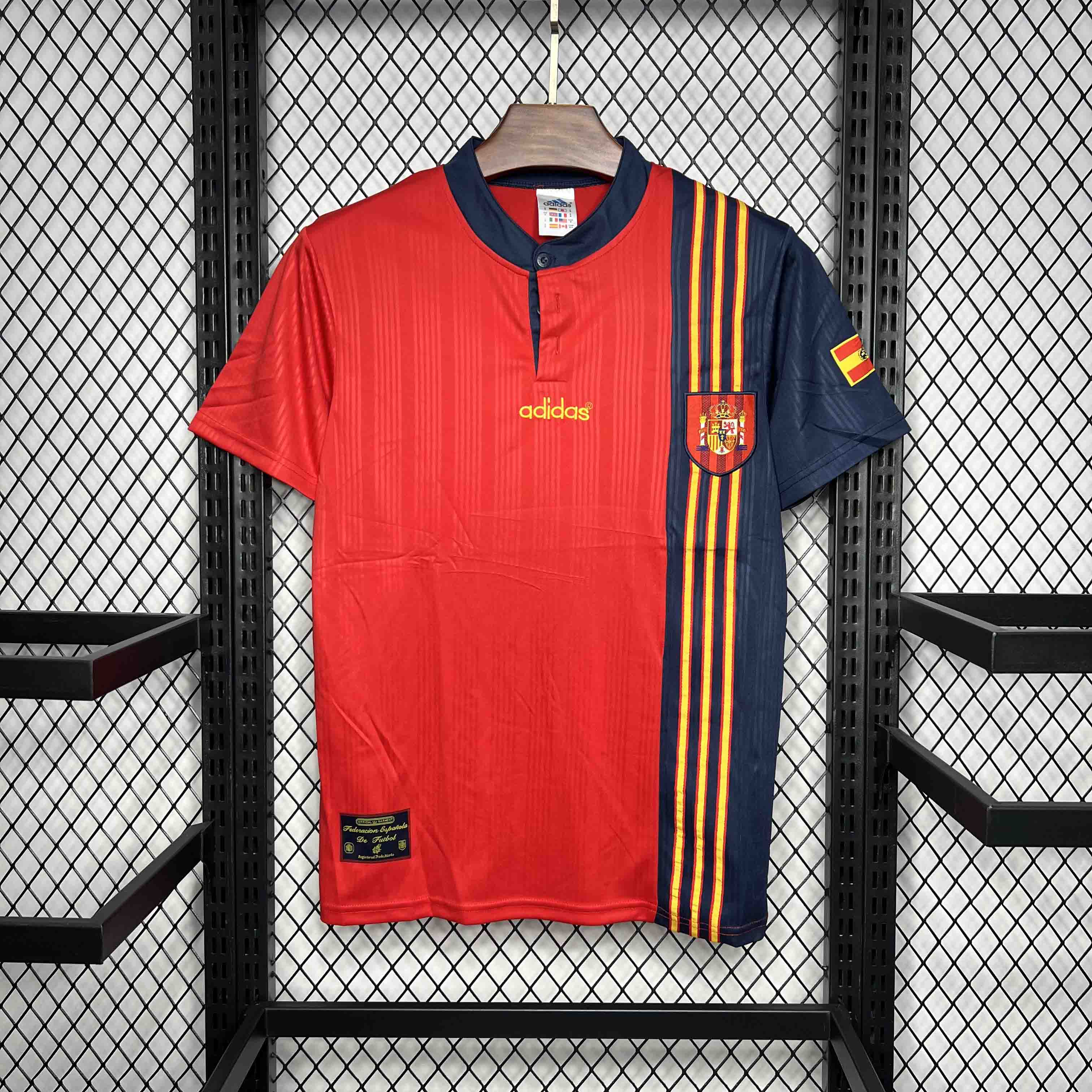 Retro Spain 1996 Home Jersey - JerseysGala