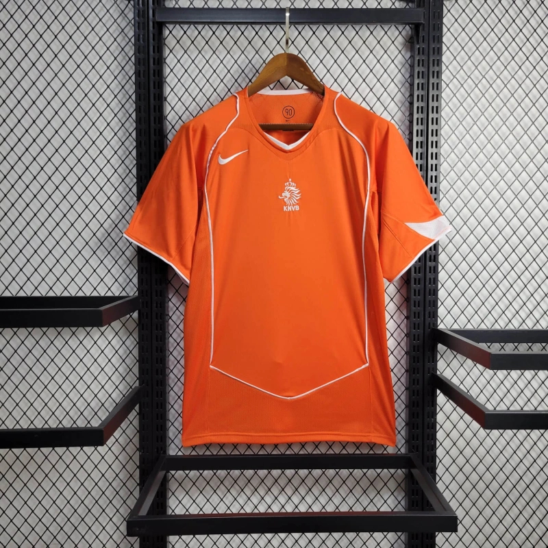Retro Netherlands 2004 Home Stadium Jersey - JerseysGala