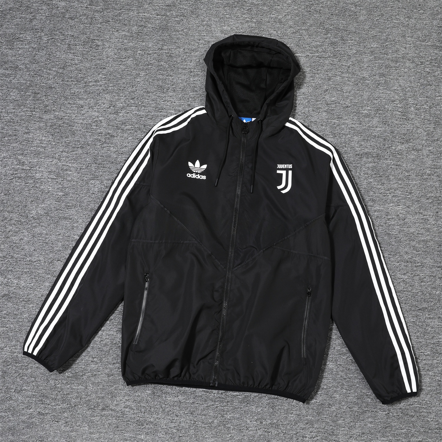 Juventus 25-26 Terrace Icon Windbreaker Jacket - Black - JerseysGala