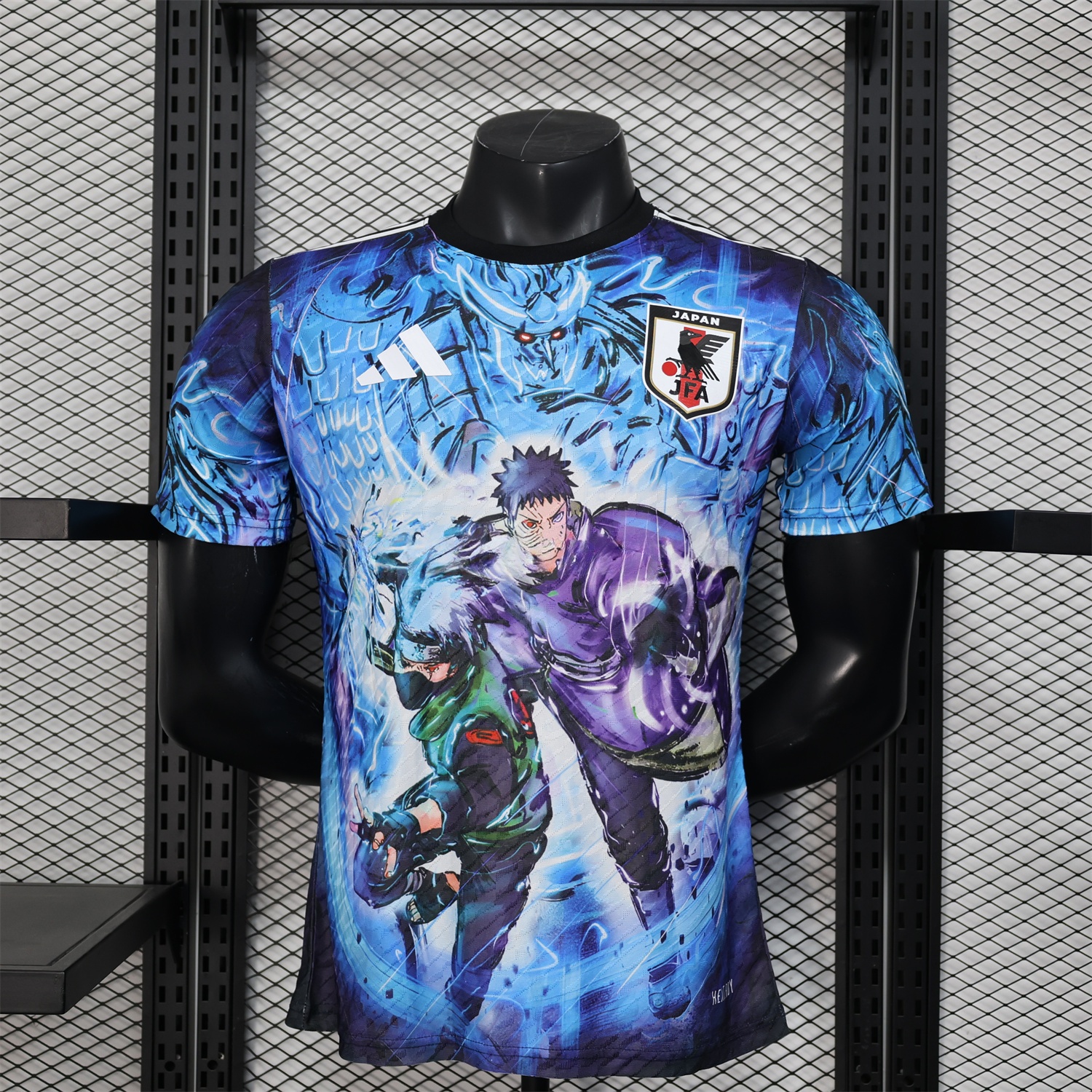 Japan 25-26 Kakashi and Obito Blue Special Jersey - Player Version - JerseysGala