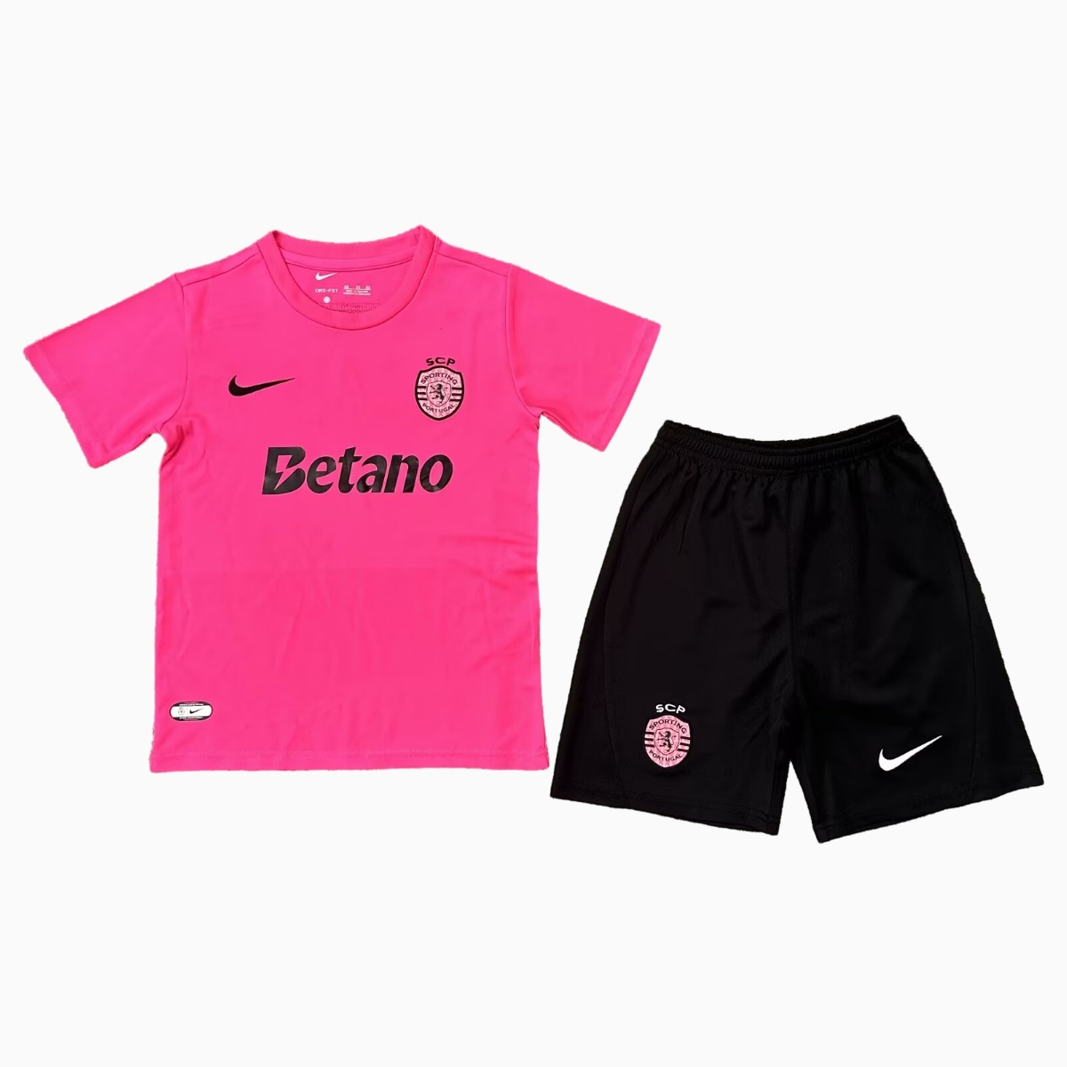 Sporting CP Portugal 24-25 Pink October Kids Kit - JerseysGala