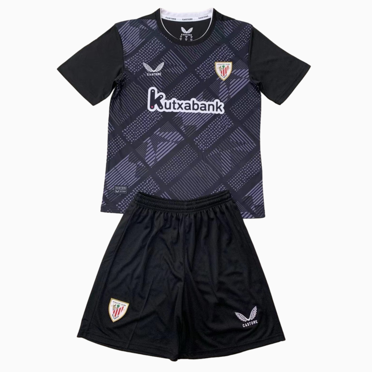 Athletic Bilbao 24-25 Black Goalkeeper Men's Adult Jersey Set - Fans Version - JerseysGala