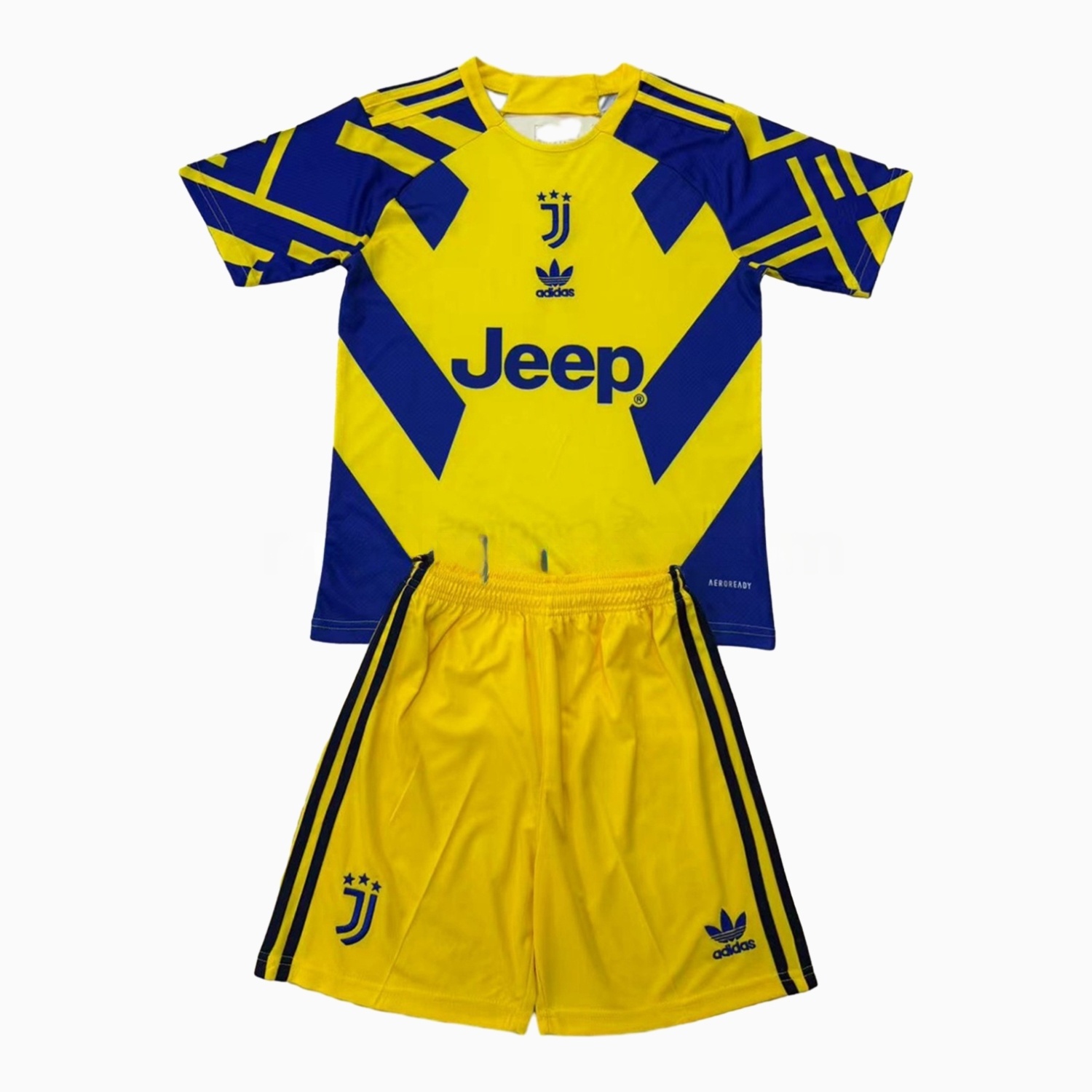 Juventus 24-25 Yellow Retro Style Kids Kit - JerseysGala