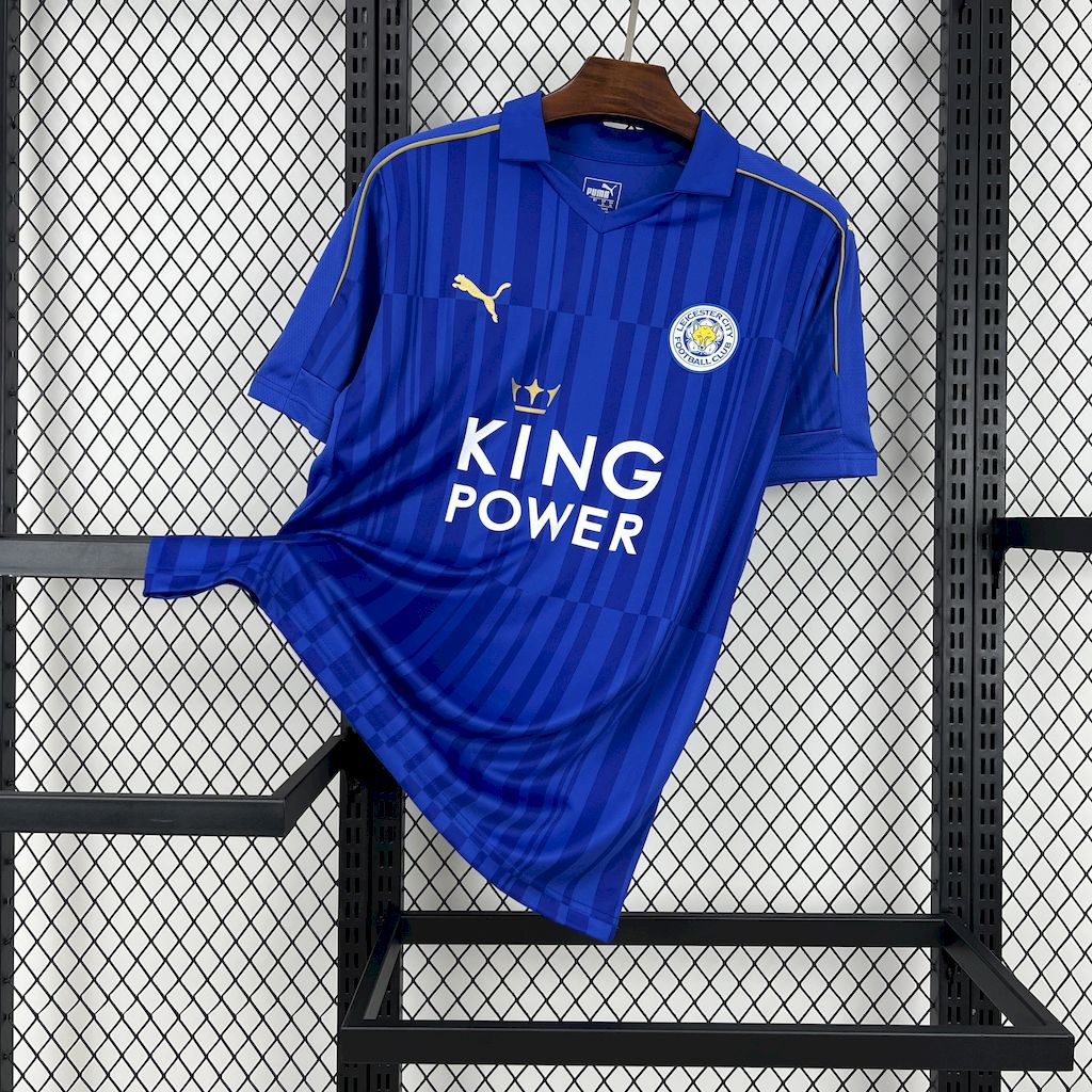 Retro Leicester City 2016-17 Home Jersey - JerseysGala