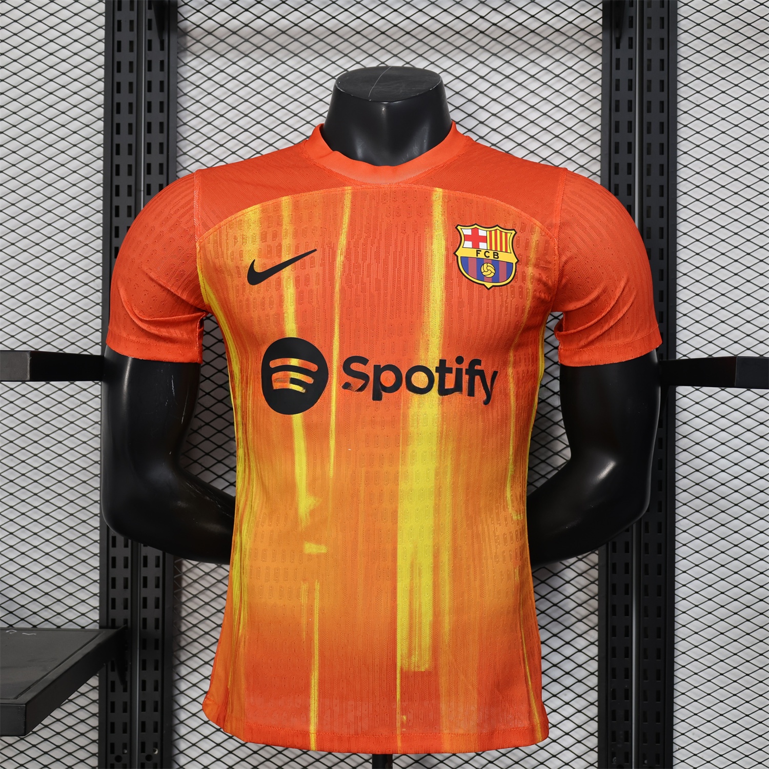 B.A.R.S.A 25-26 Spotify Orange & Yellow Special Jersey - Player Version - JerseysGala