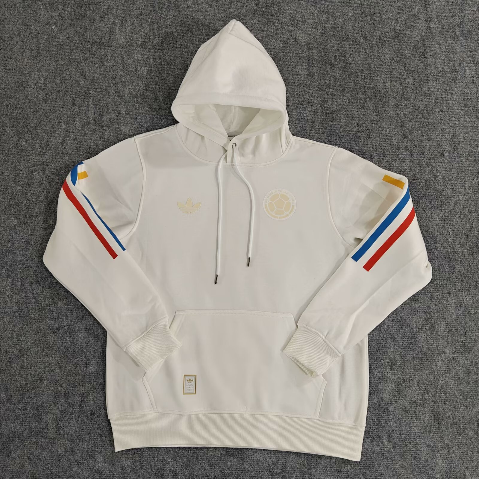 Colombia 2024 100th Anniversary Hooded - White - JerseysGala