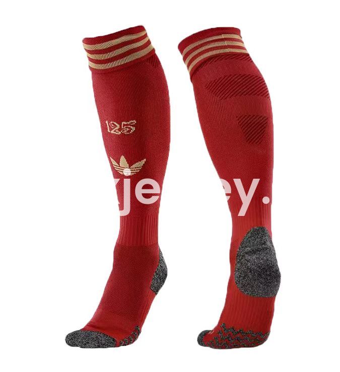 Bayern Munich 2025 125th Anniversary Socks - Red - JerseysGala
