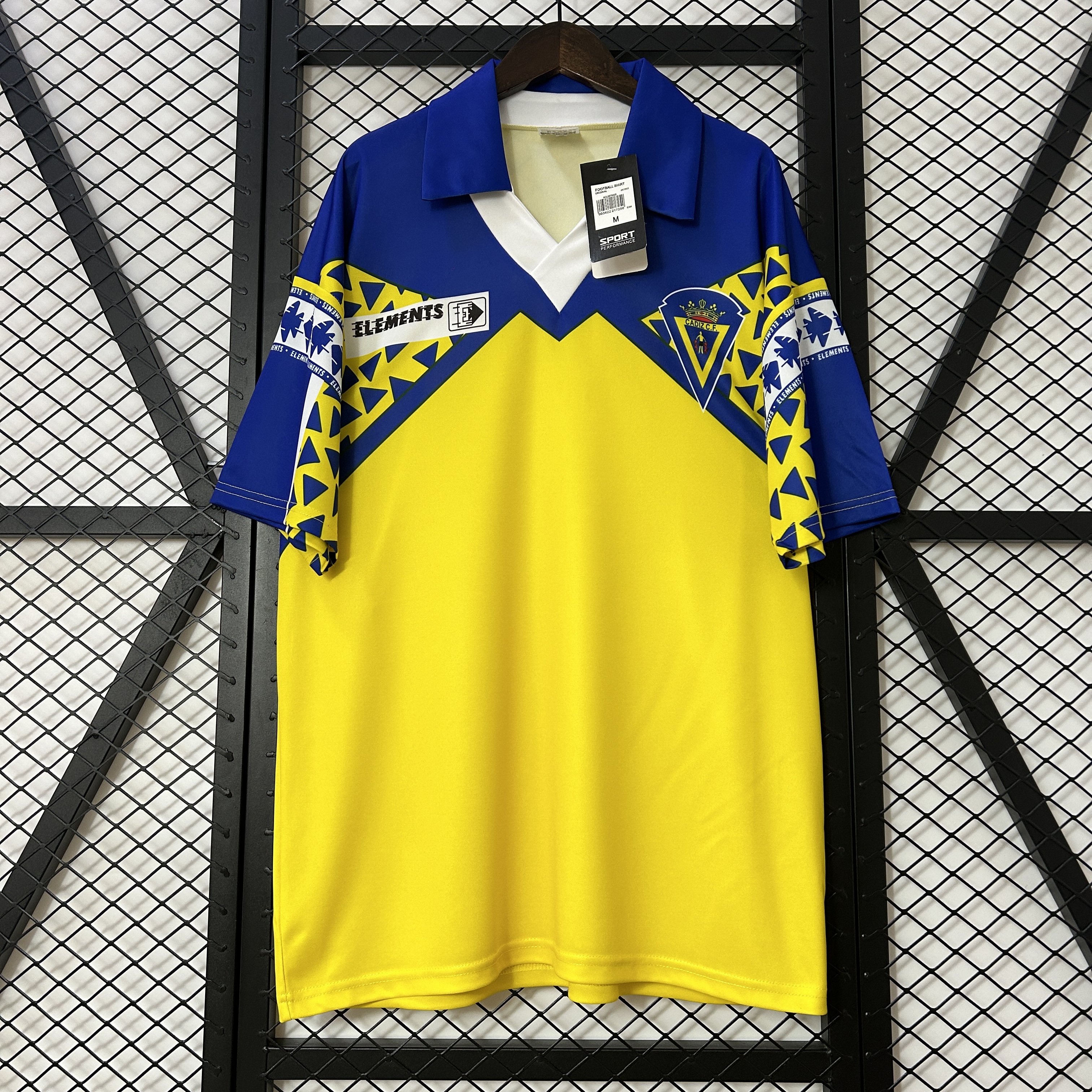 Retro Cádiz Cadiz 1991-92 Home Unsponsored Jersey - JerseysGala