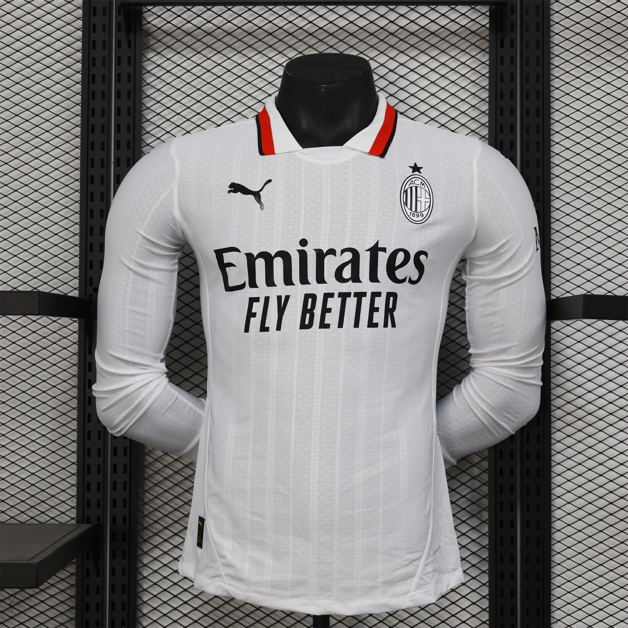 AC Milan 24-25 Away Long Sleeves Jersey - Player Version - JerseysGala