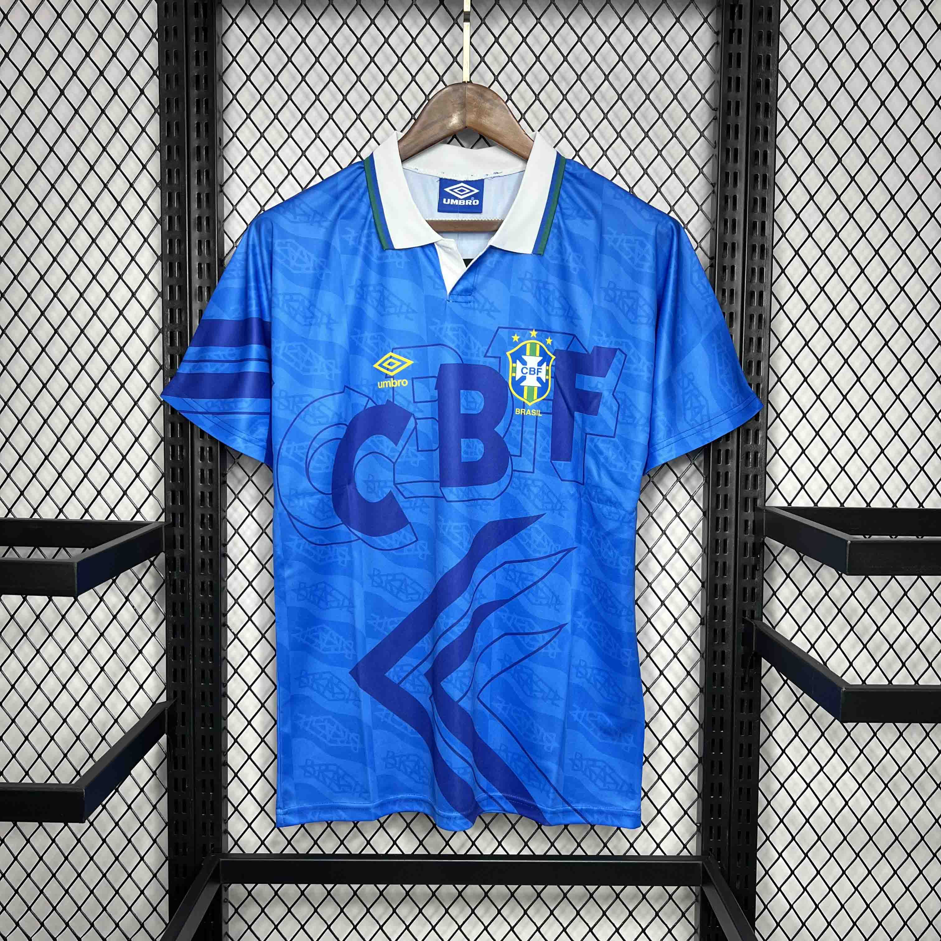 Retro Brazil 1991-93 Away Jersey - JerseysGala