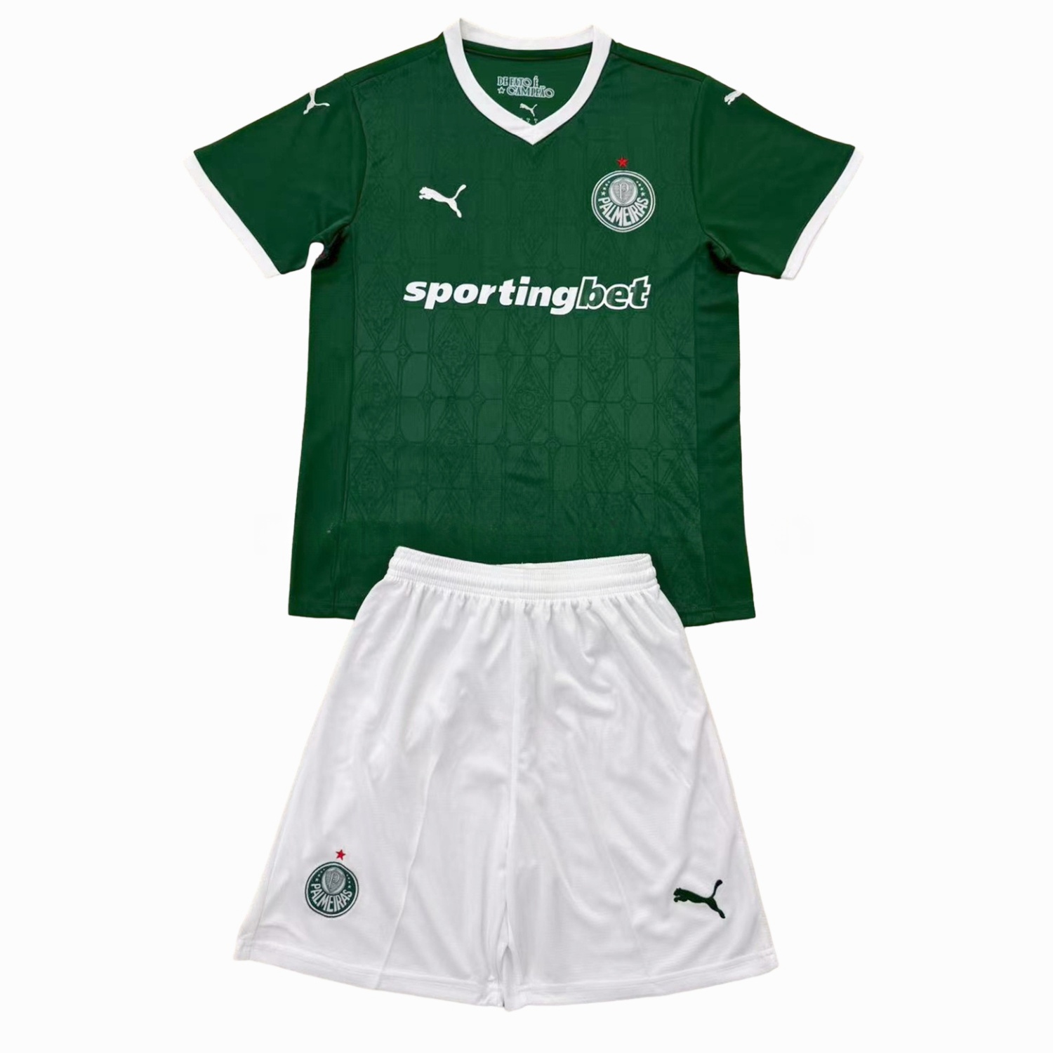 Palmeiras 25-26 Home Kids Kit - JerseysGala