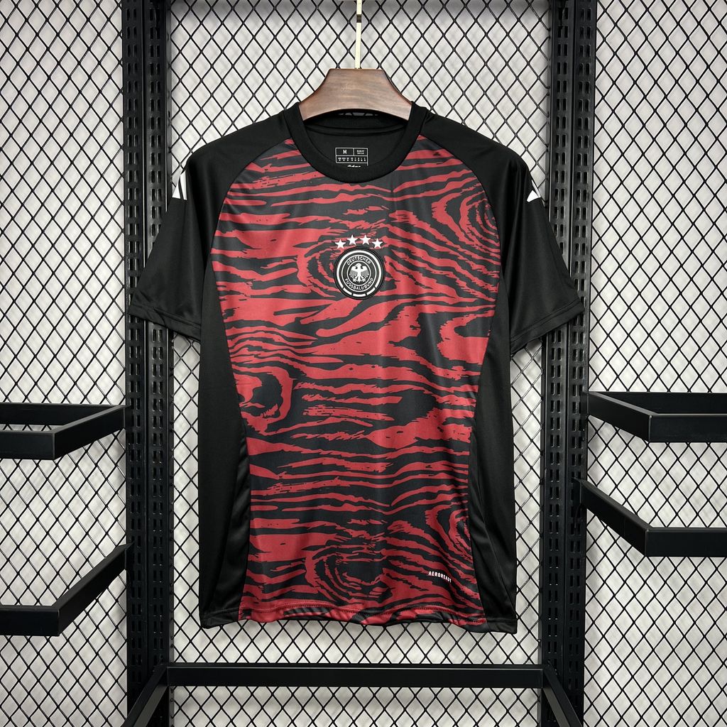 Germany 2024 Euro Red Pre-match Training Jersey - Fans Version - JerseysGala