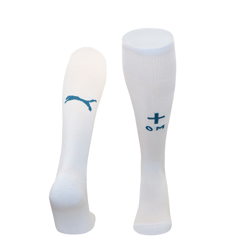 Marseille 24-25 Home Socks - White - JerseysGala