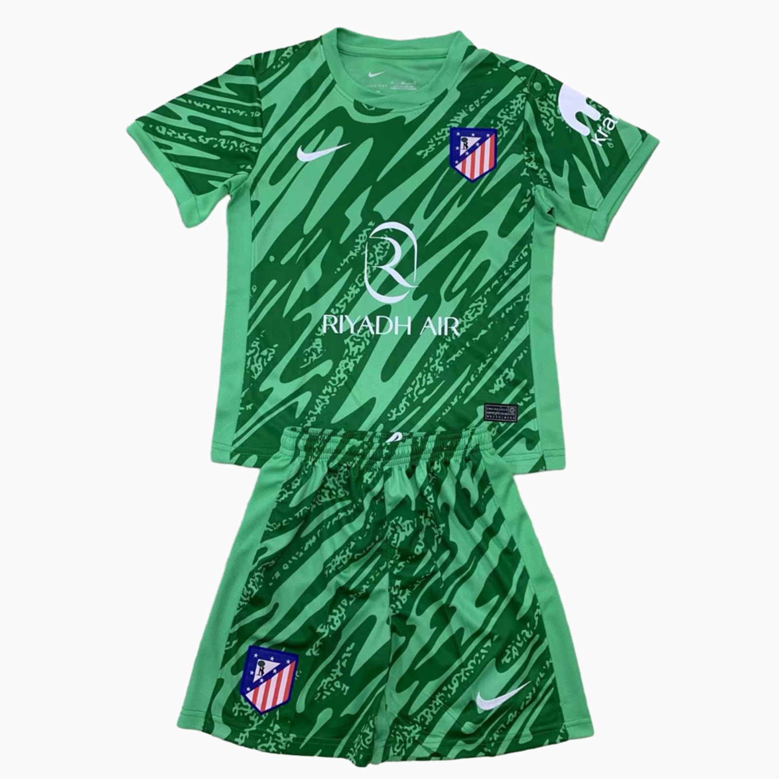 Atletico Madrid 24-25 Green Goalkeeper Kids Kit - JerseysGala