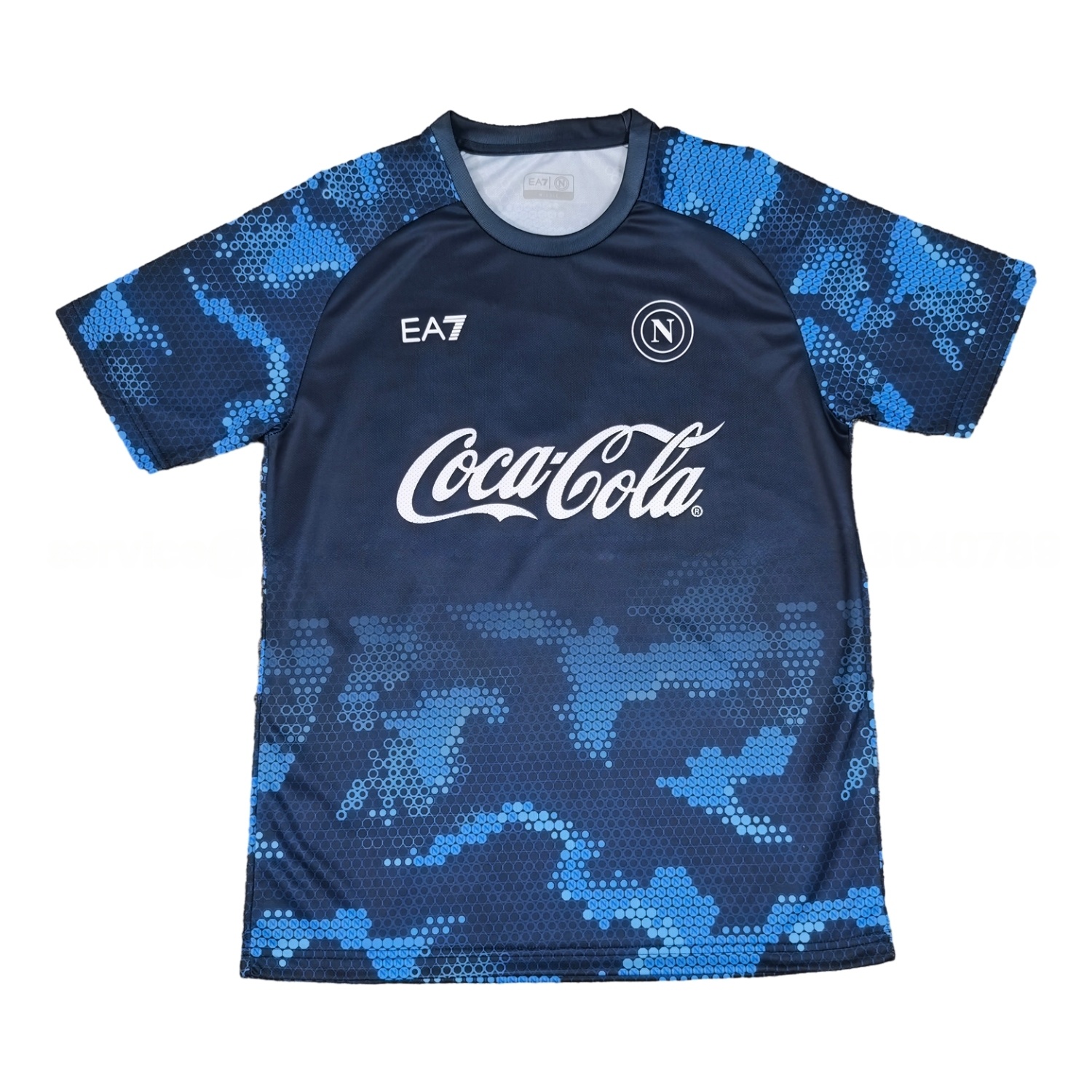 Napoli 24-25 Navy Blue Pre-Match Training Jersey - Fans Version - JerseysGala