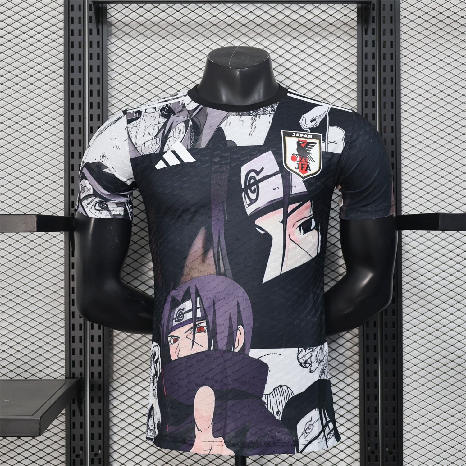 Japan 25-26 Uchiha Itachi Black & White Special Jersey - Player Version - JerseysGala