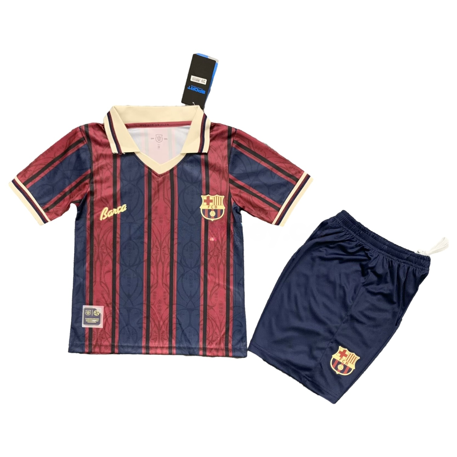 B.A.R.S.A 25-26 125th Anniversary Throwback Kids Kit - JerseysGala