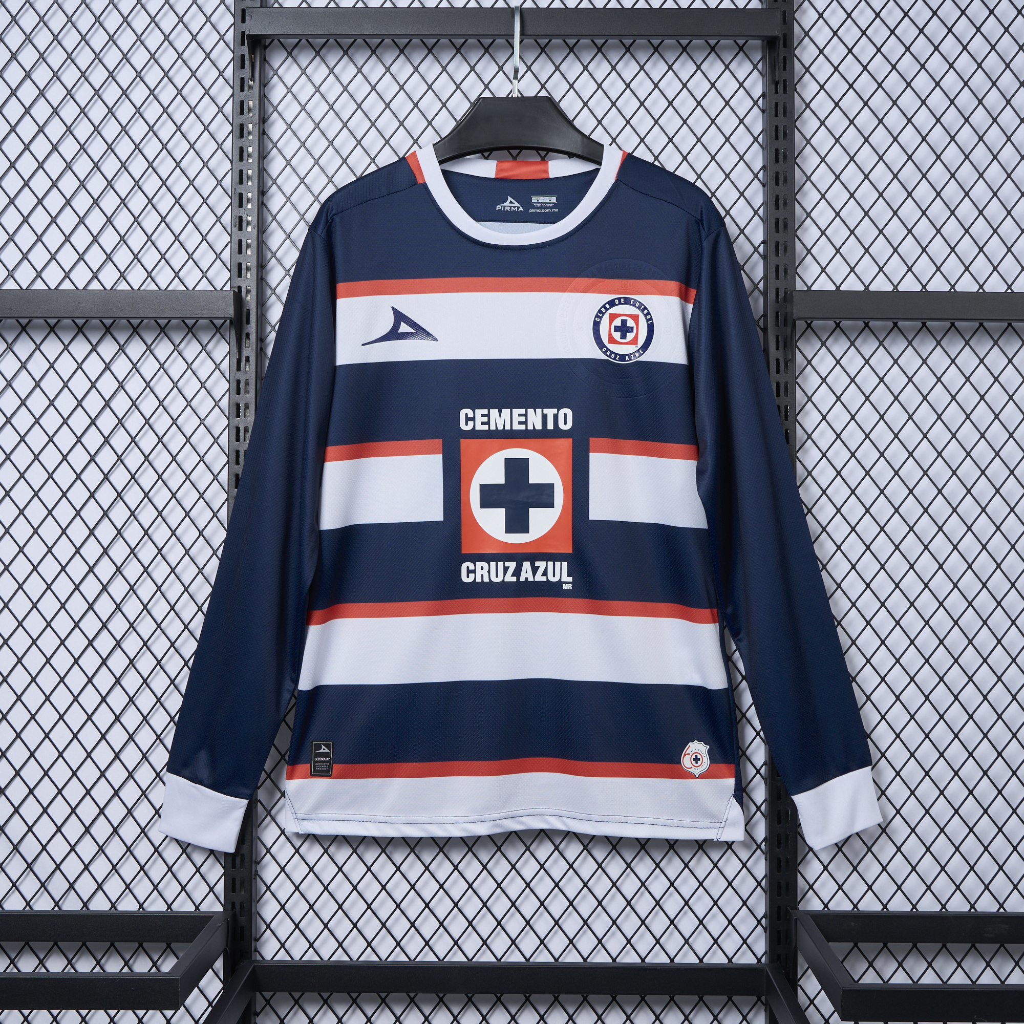 Cruz Azul 24-25 Blue Goalkeeper Long Sleeve Jersey - Fans Version - JerseysGala